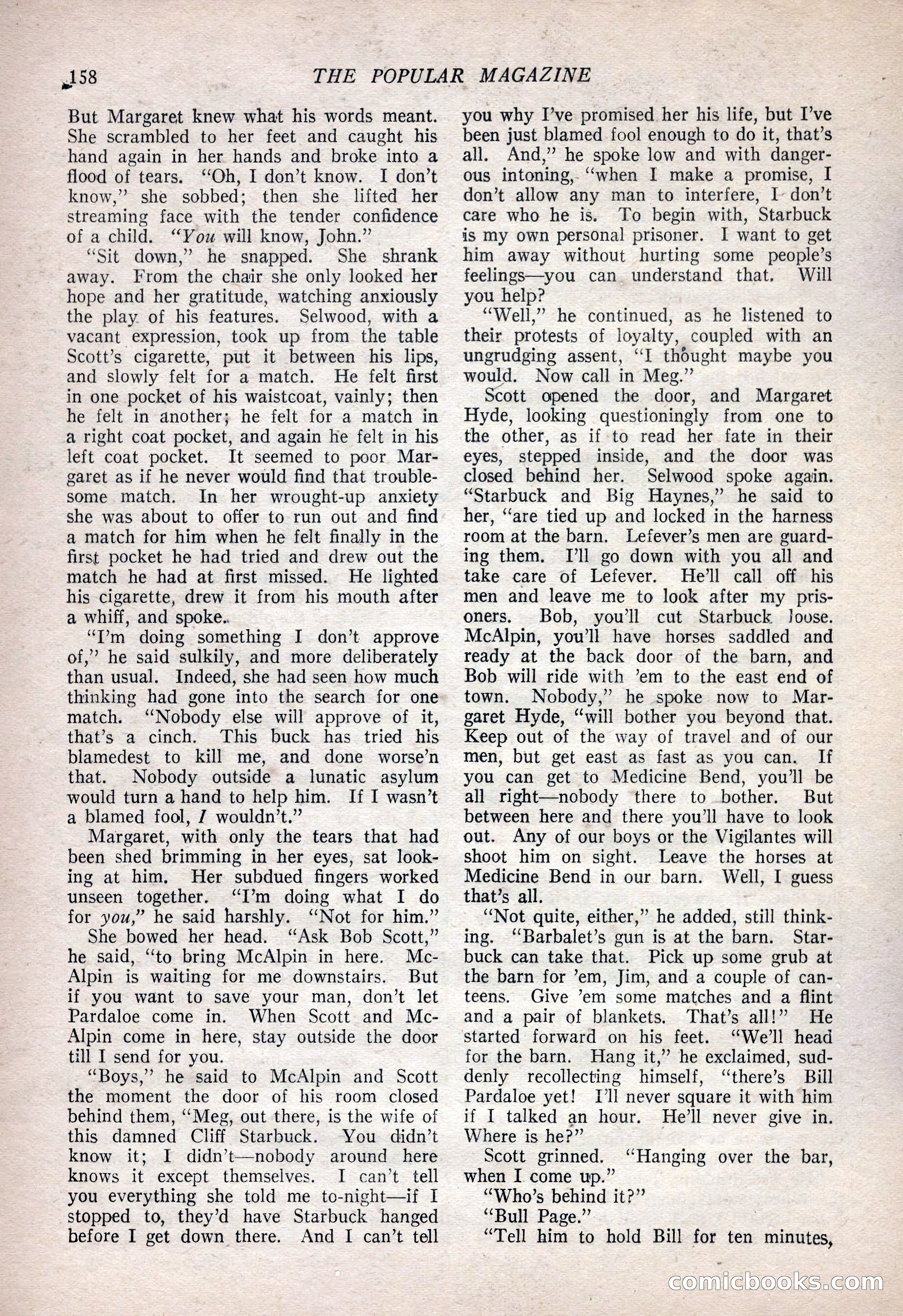 The Popular Magazine, January 7, 1925 — page 168 of 212