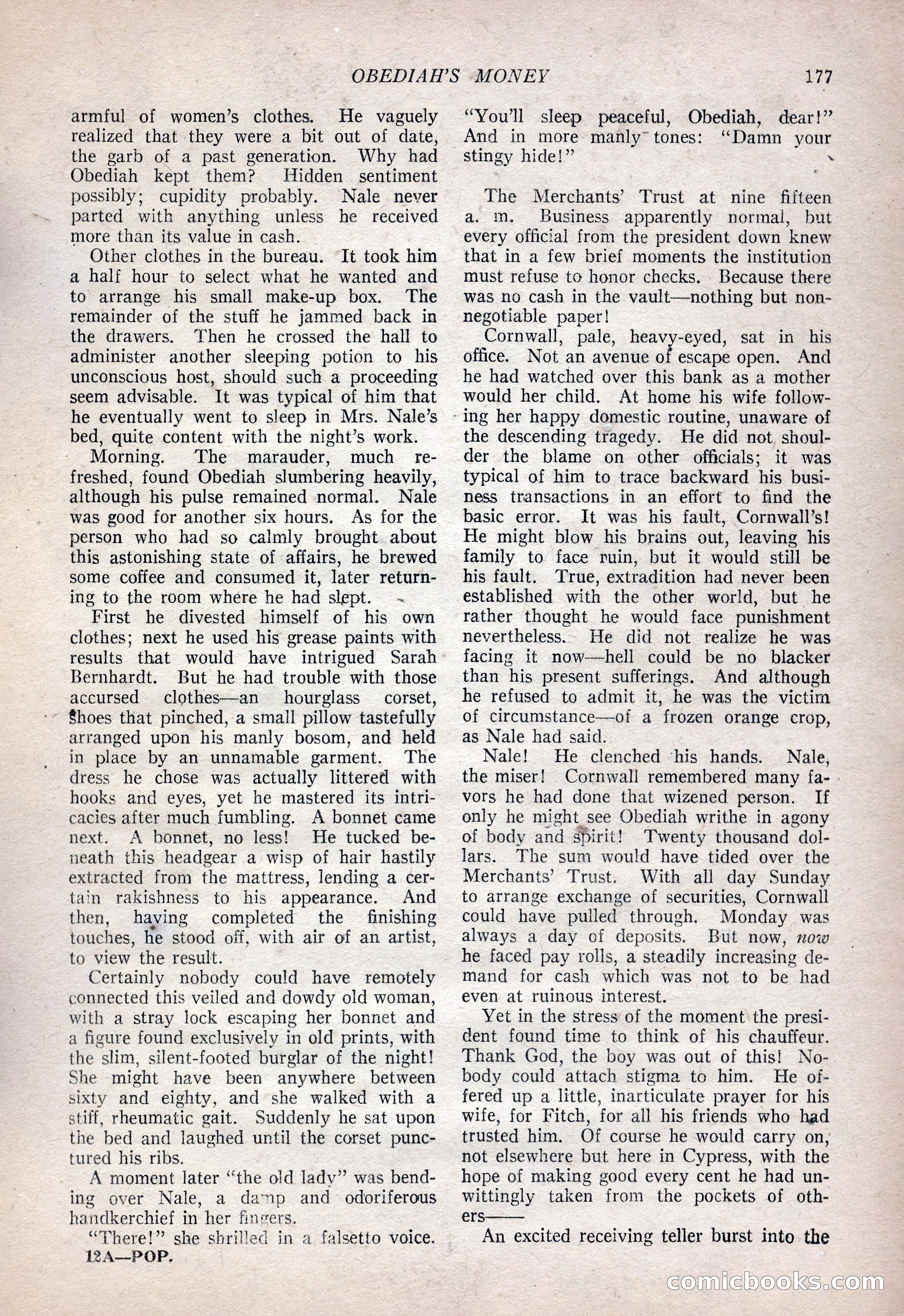 The Popular Magazine, January 7, 1925 — page 187 of 212