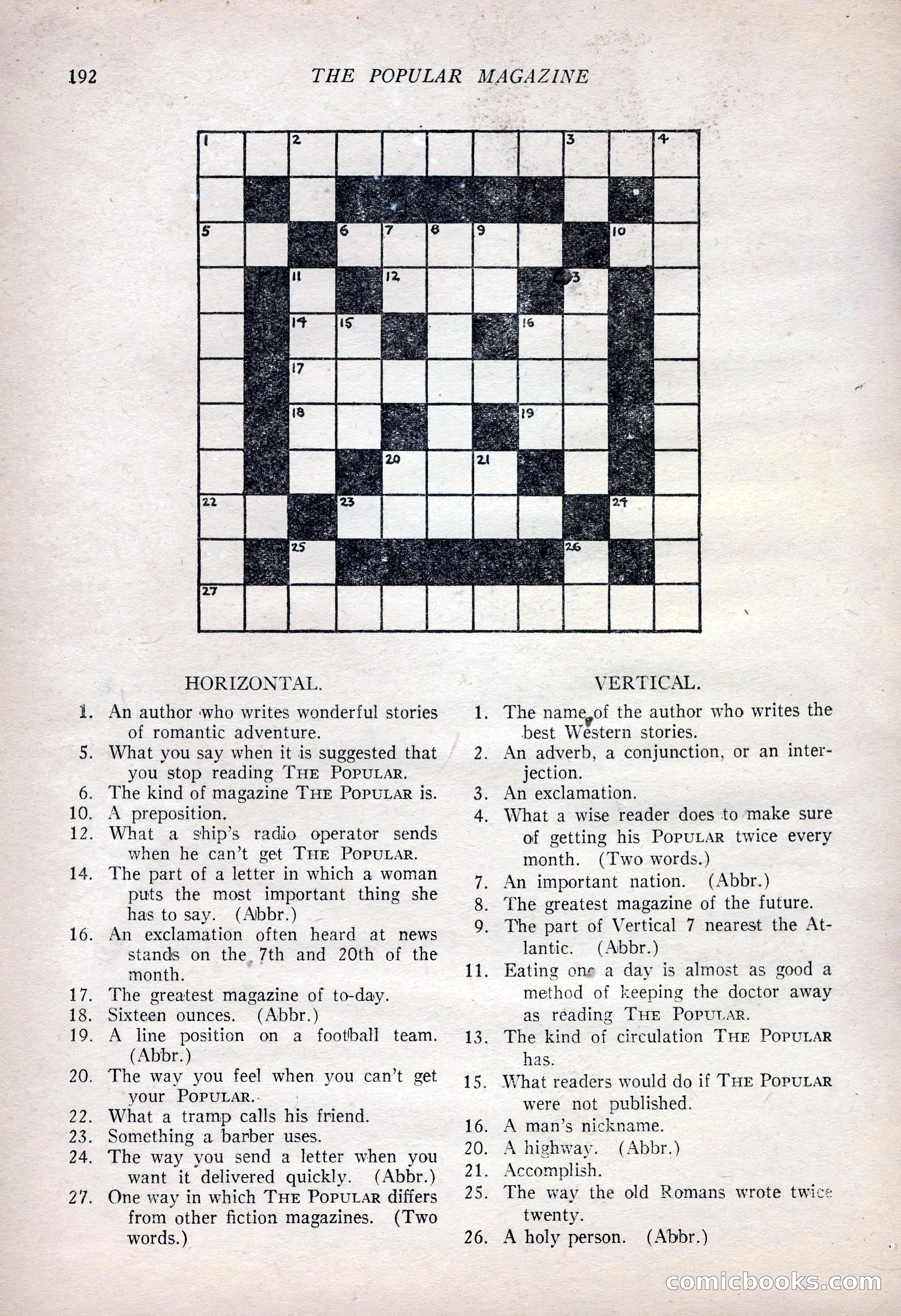 The Popular Magazine, January 7, 1925 — page 202 of 212