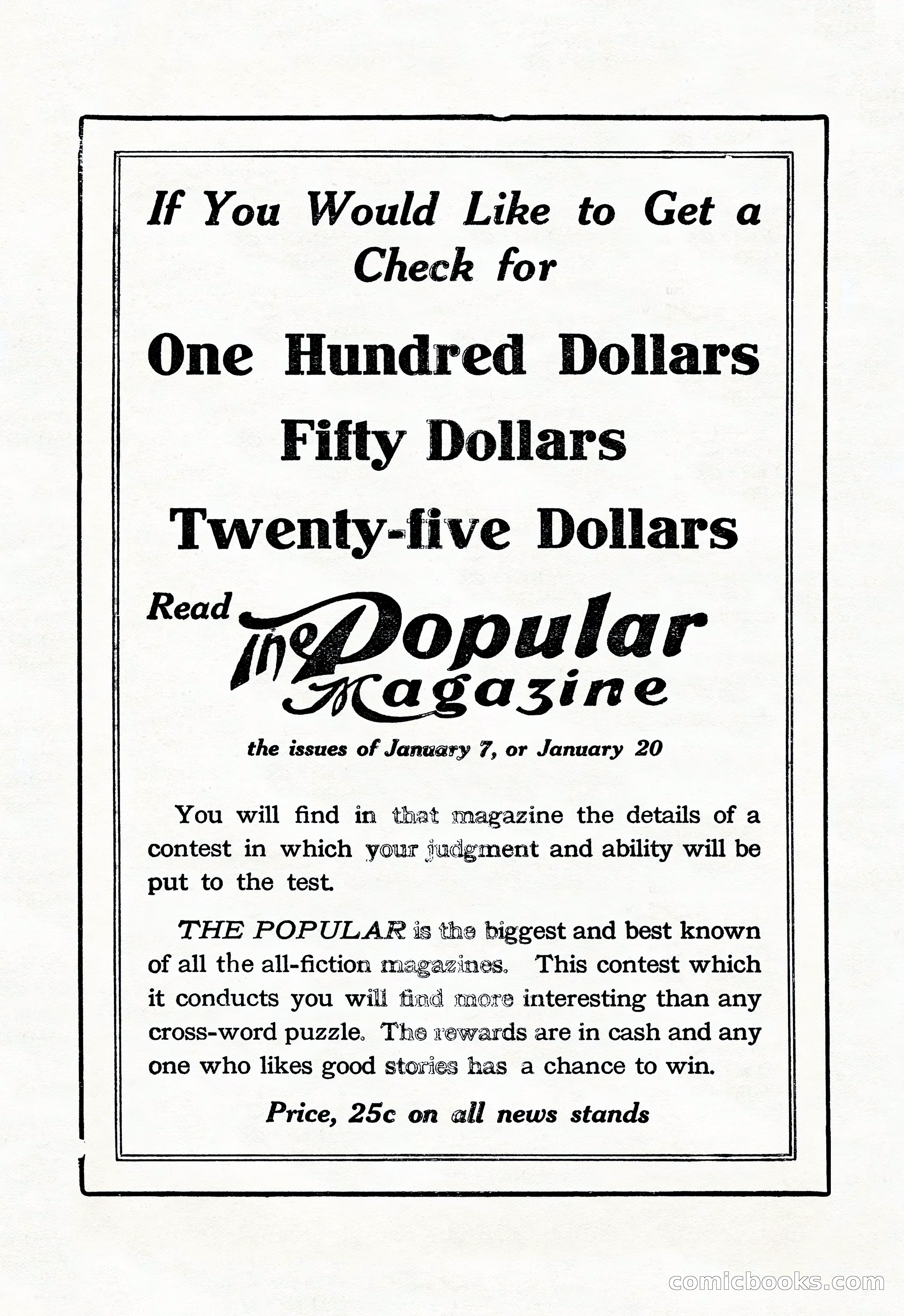 The Popular Magazine, January 20, 1925 — page 4 of 196