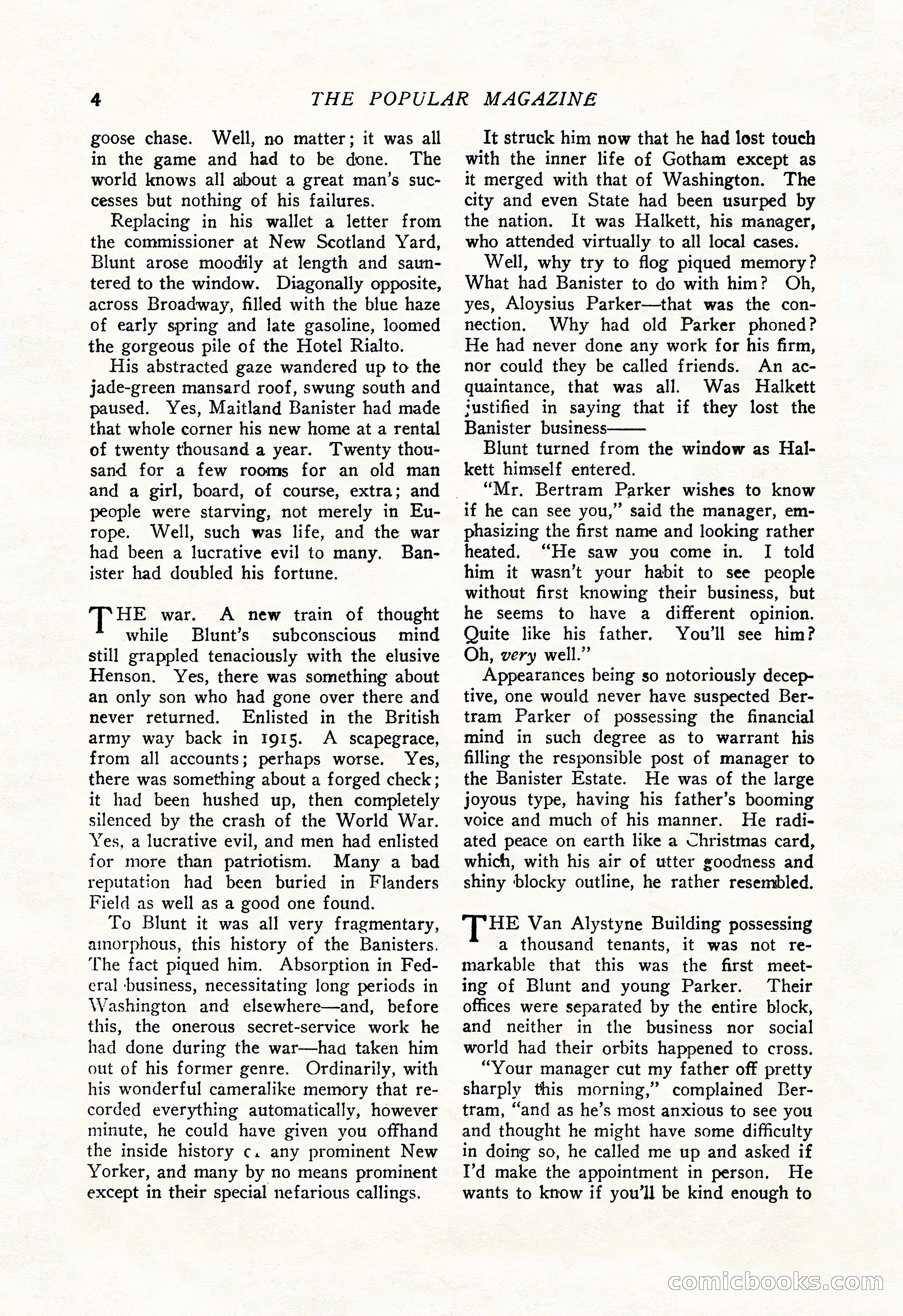 The Popular Magazine, January 20, 1925 — page 6 of 196