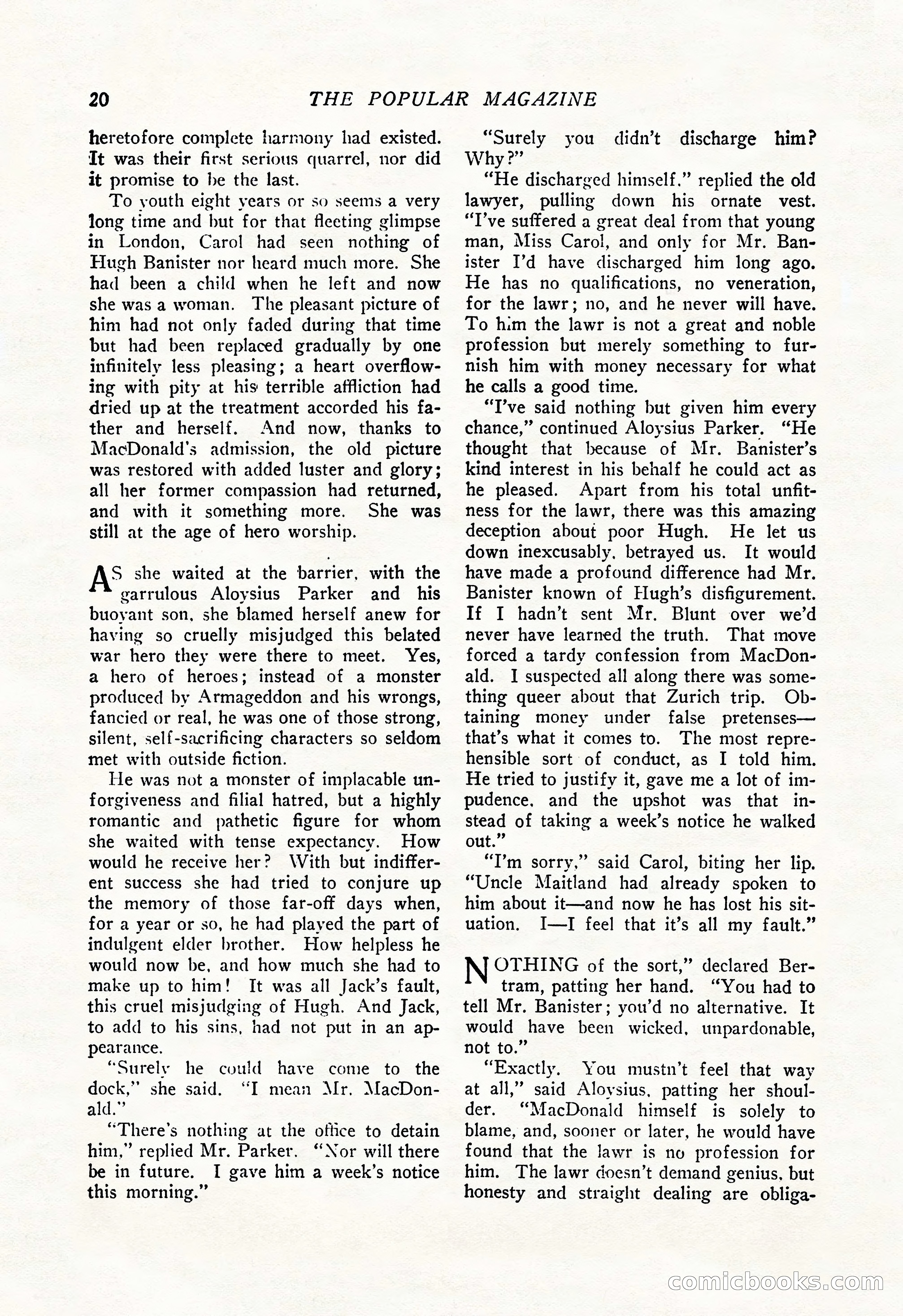 The Popular Magazine, January 20, 1925 — page 22 of 196