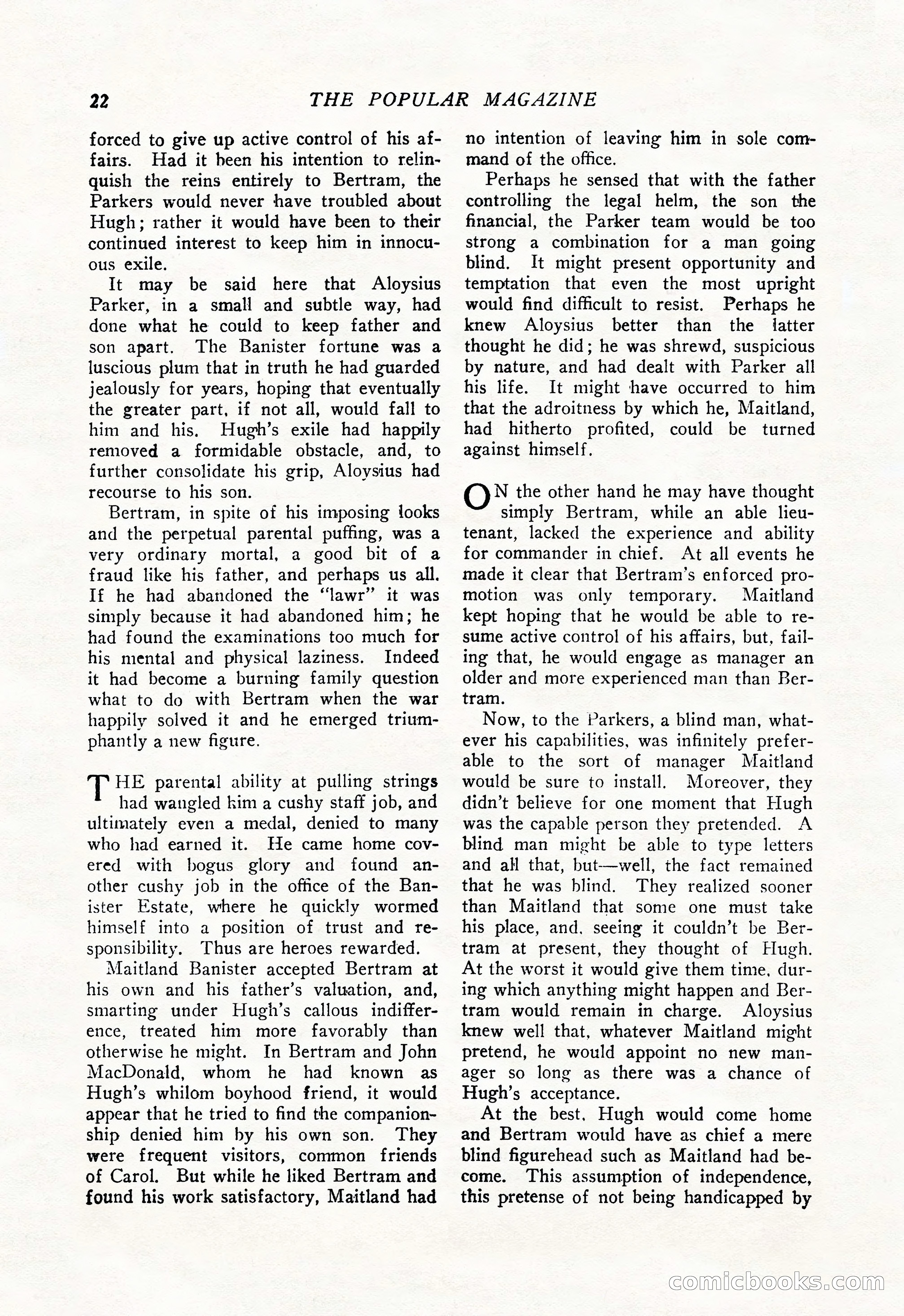 The Popular Magazine, January 20, 1925 — page 24 of 196