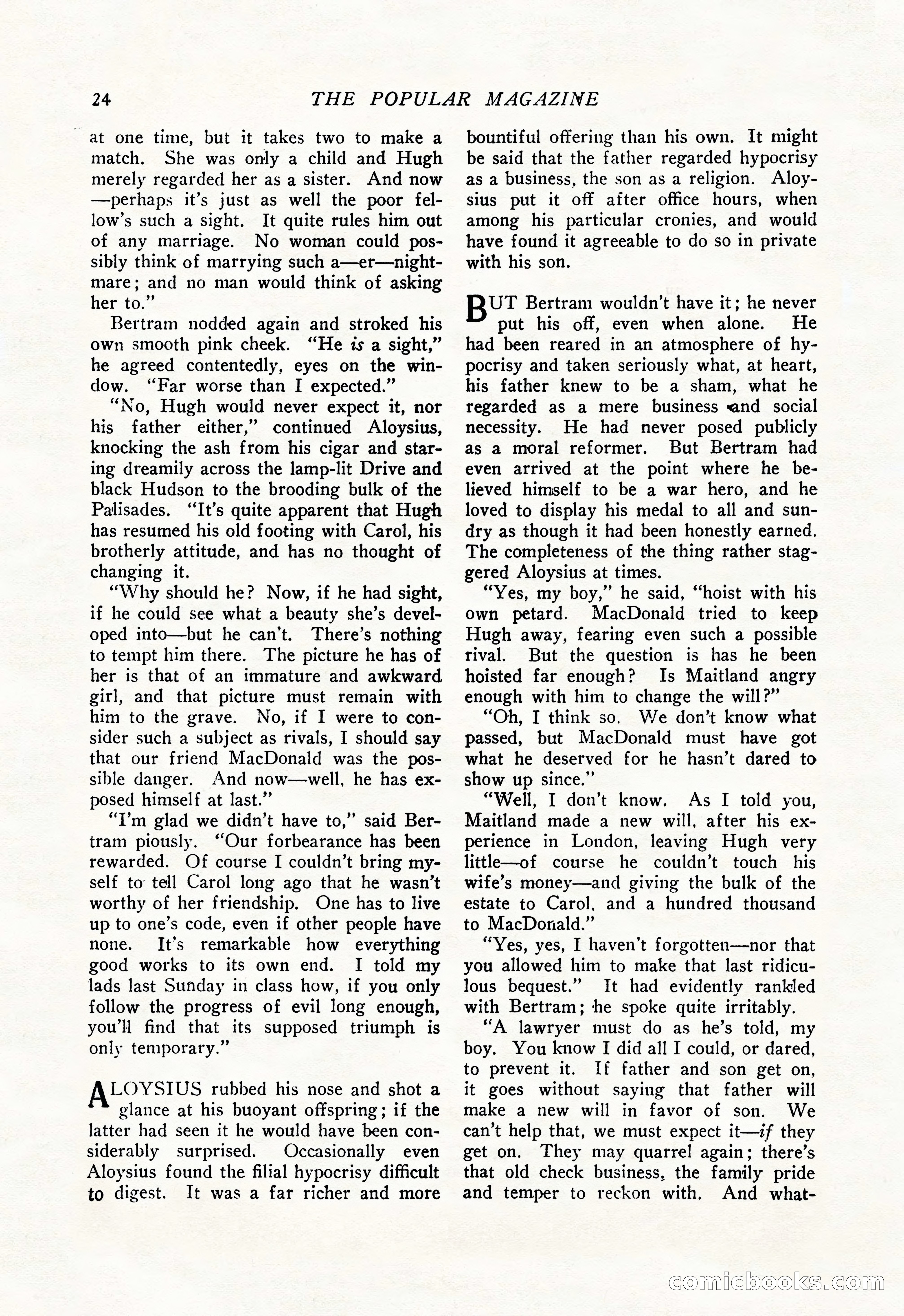 The Popular Magazine, January 20, 1925 — page 26 of 196