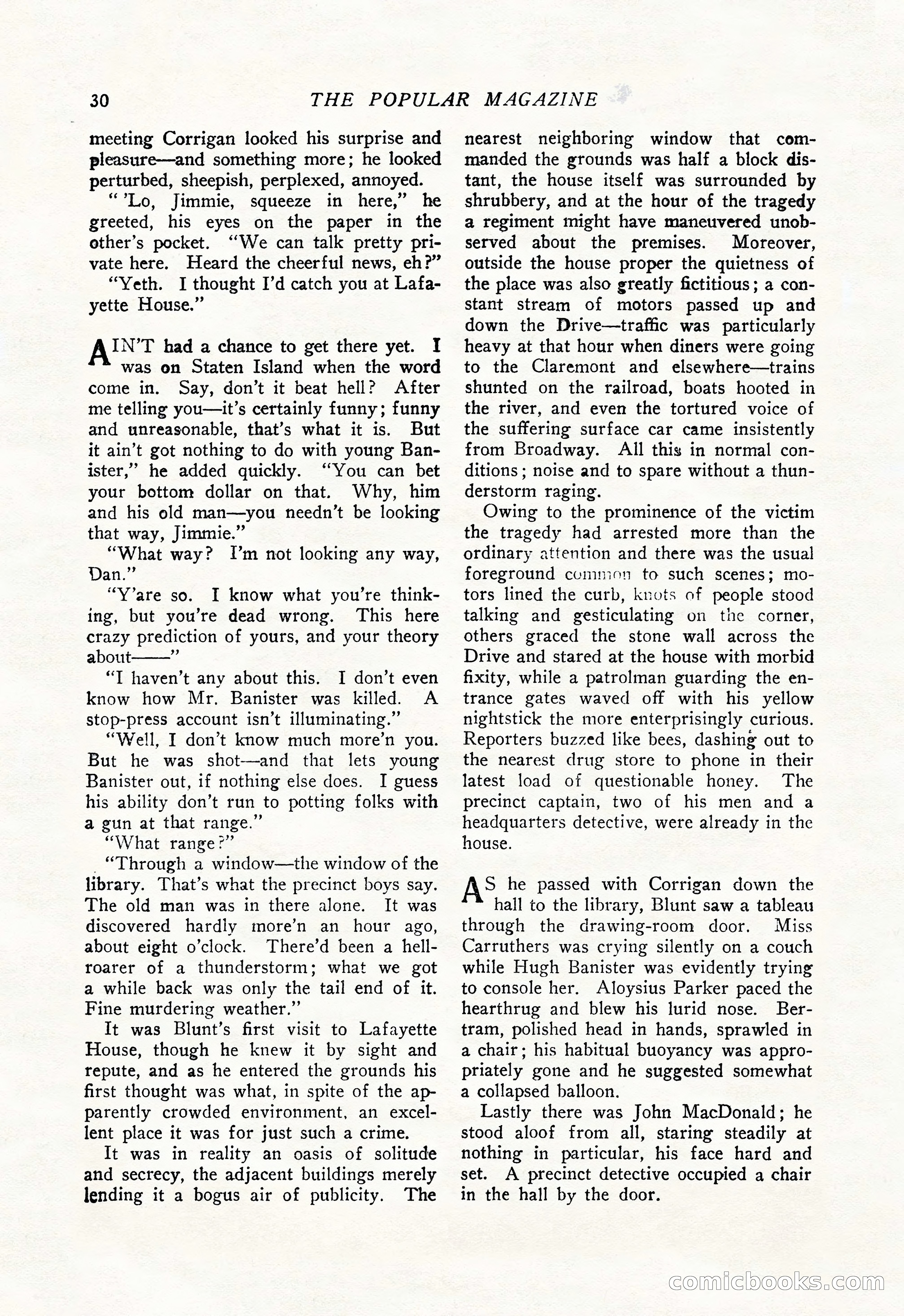 The Popular Magazine, January 20, 1925 — page 32 of 196