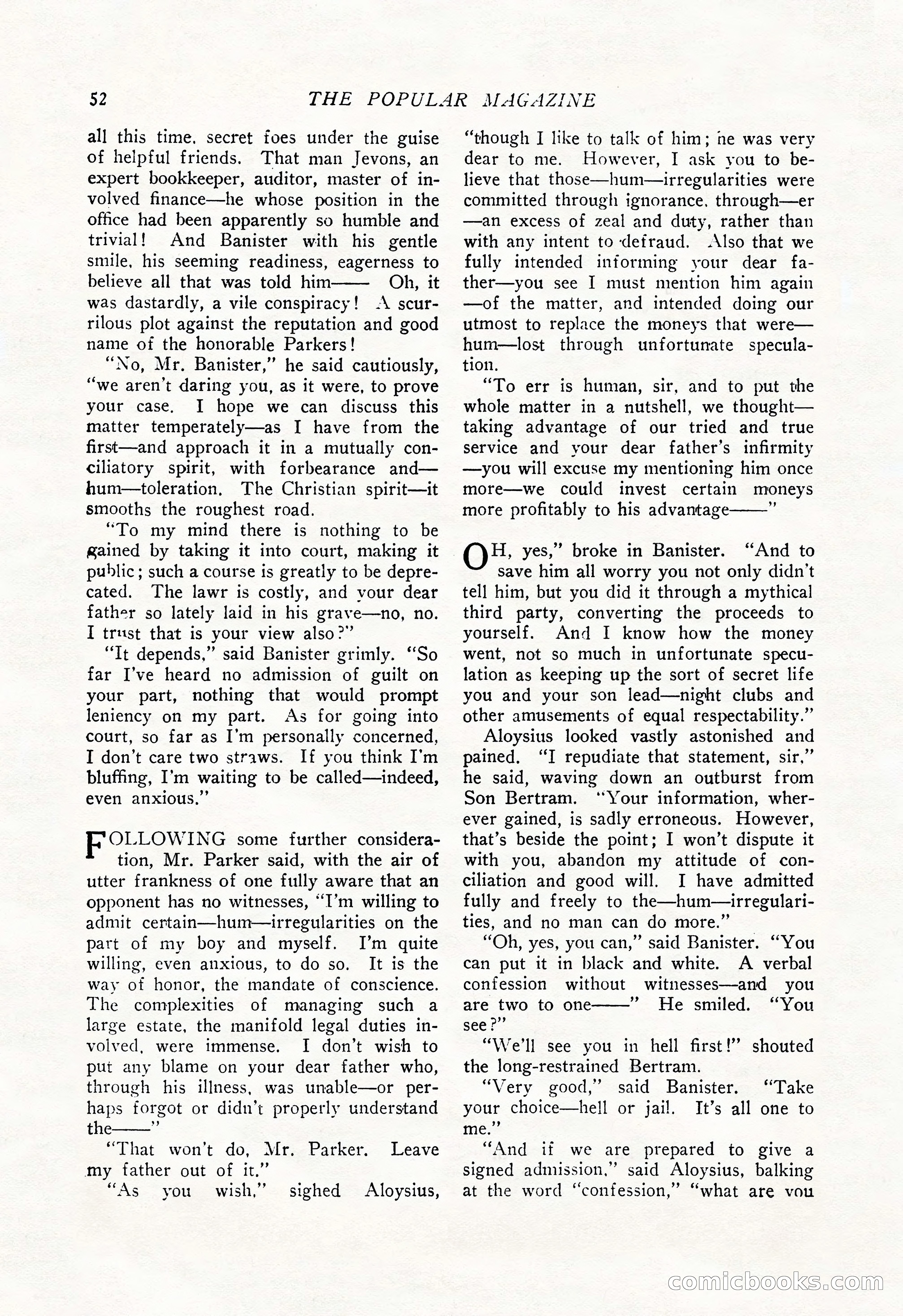 The Popular Magazine, January 20, 1925 — page 54 of 196