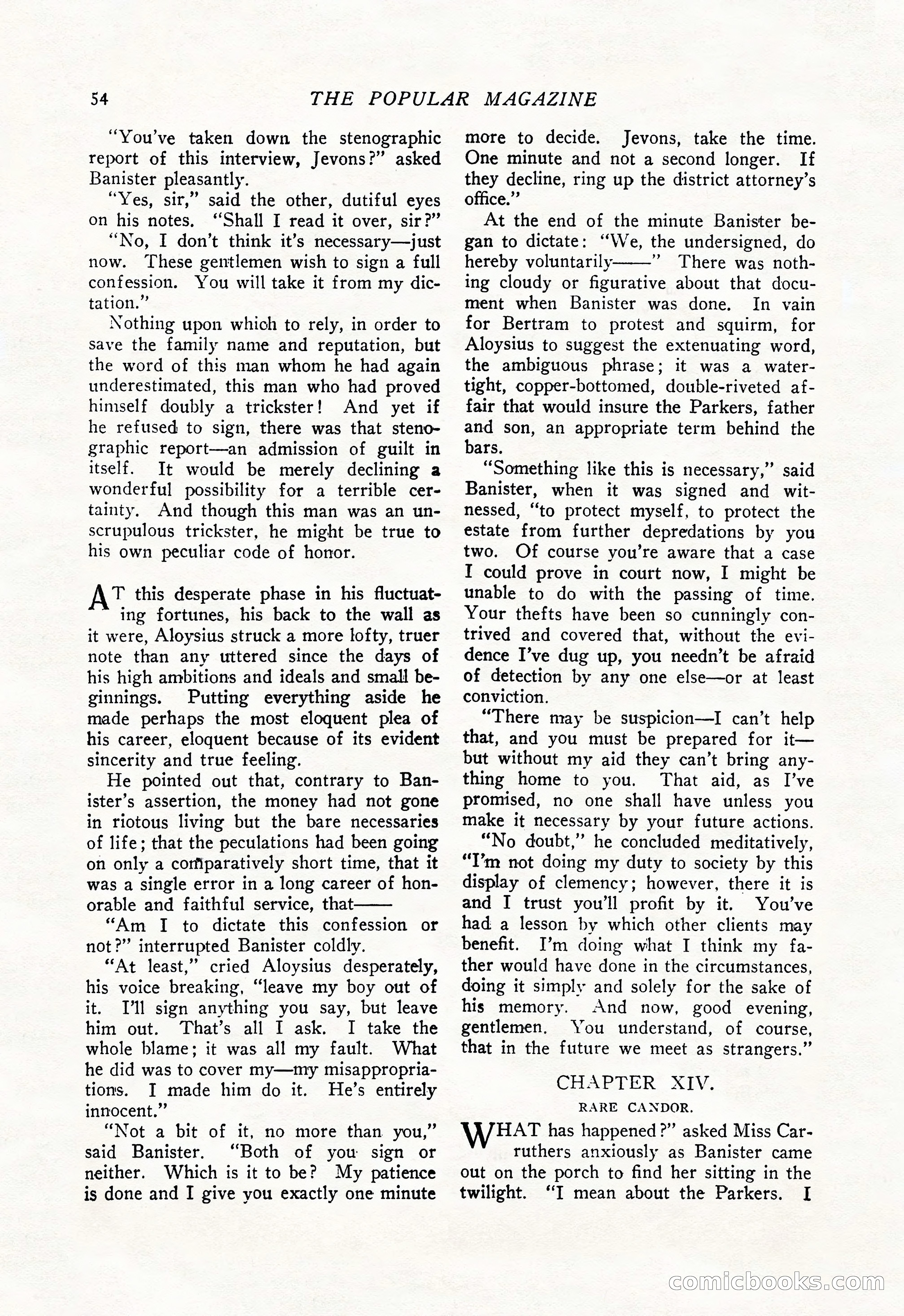 The Popular Magazine, January 20, 1925 — page 56 of 196