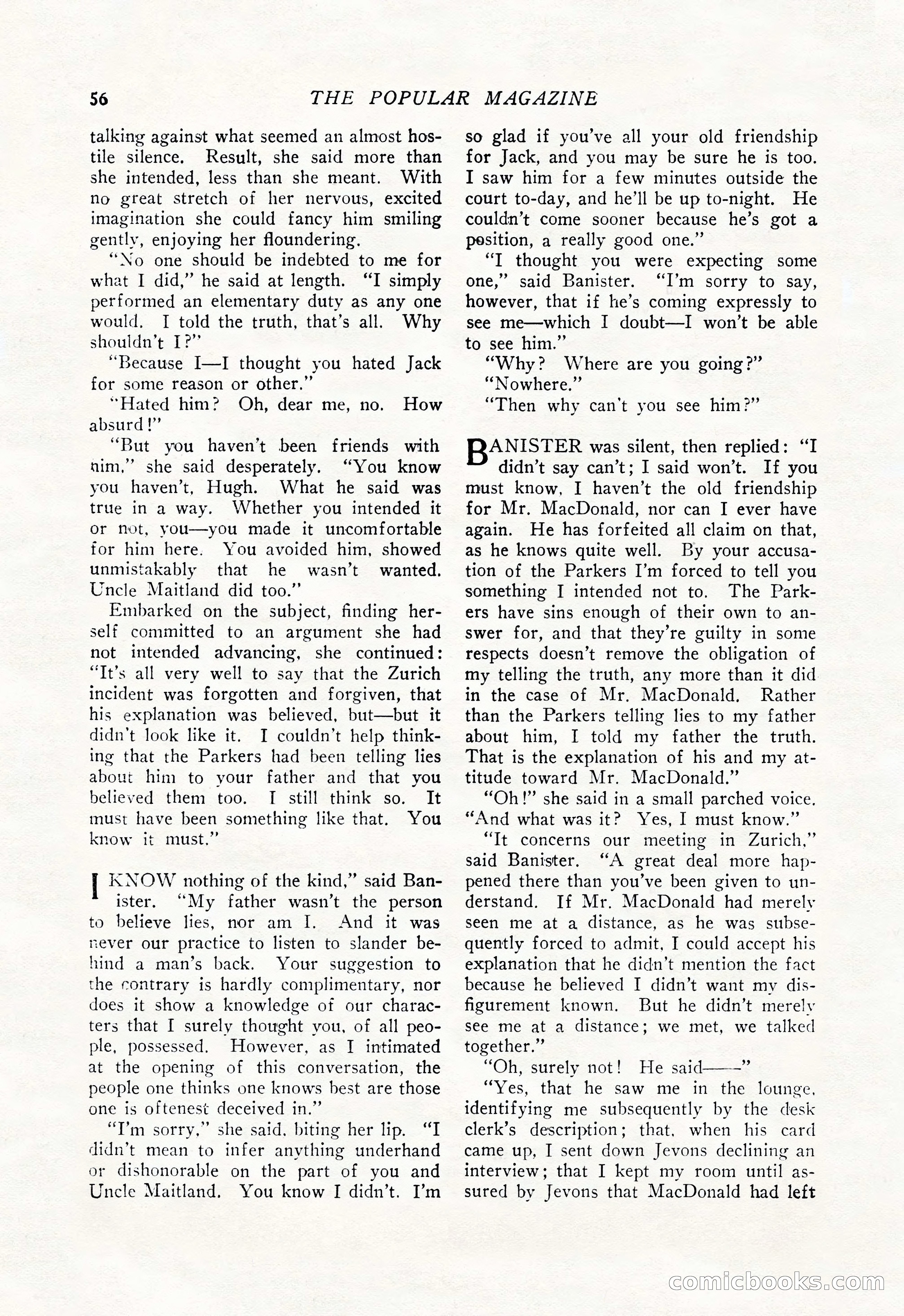The Popular Magazine, January 20, 1925 — page 58 of 196
