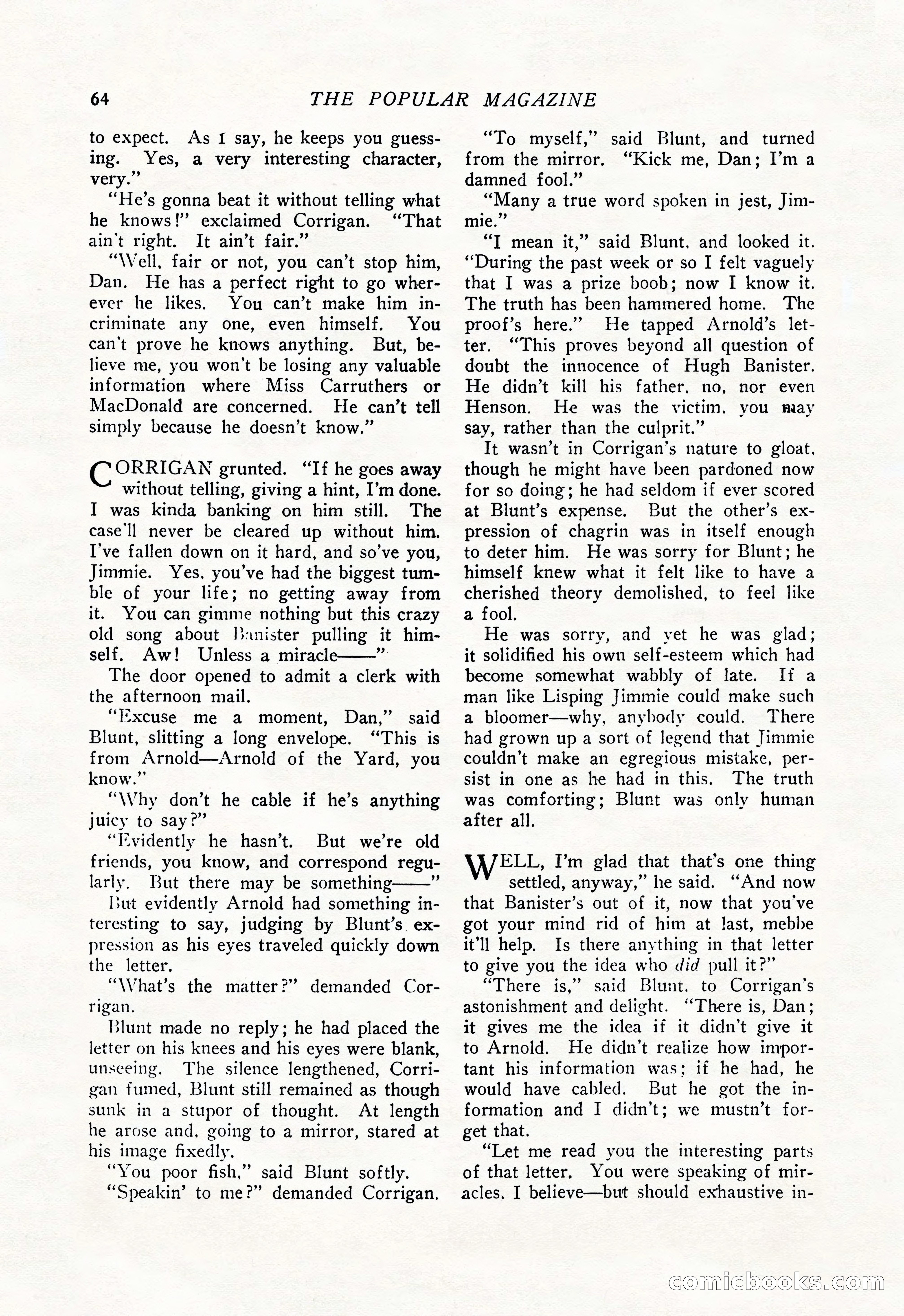 The Popular Magazine, January 20, 1925 — page 66 of 196