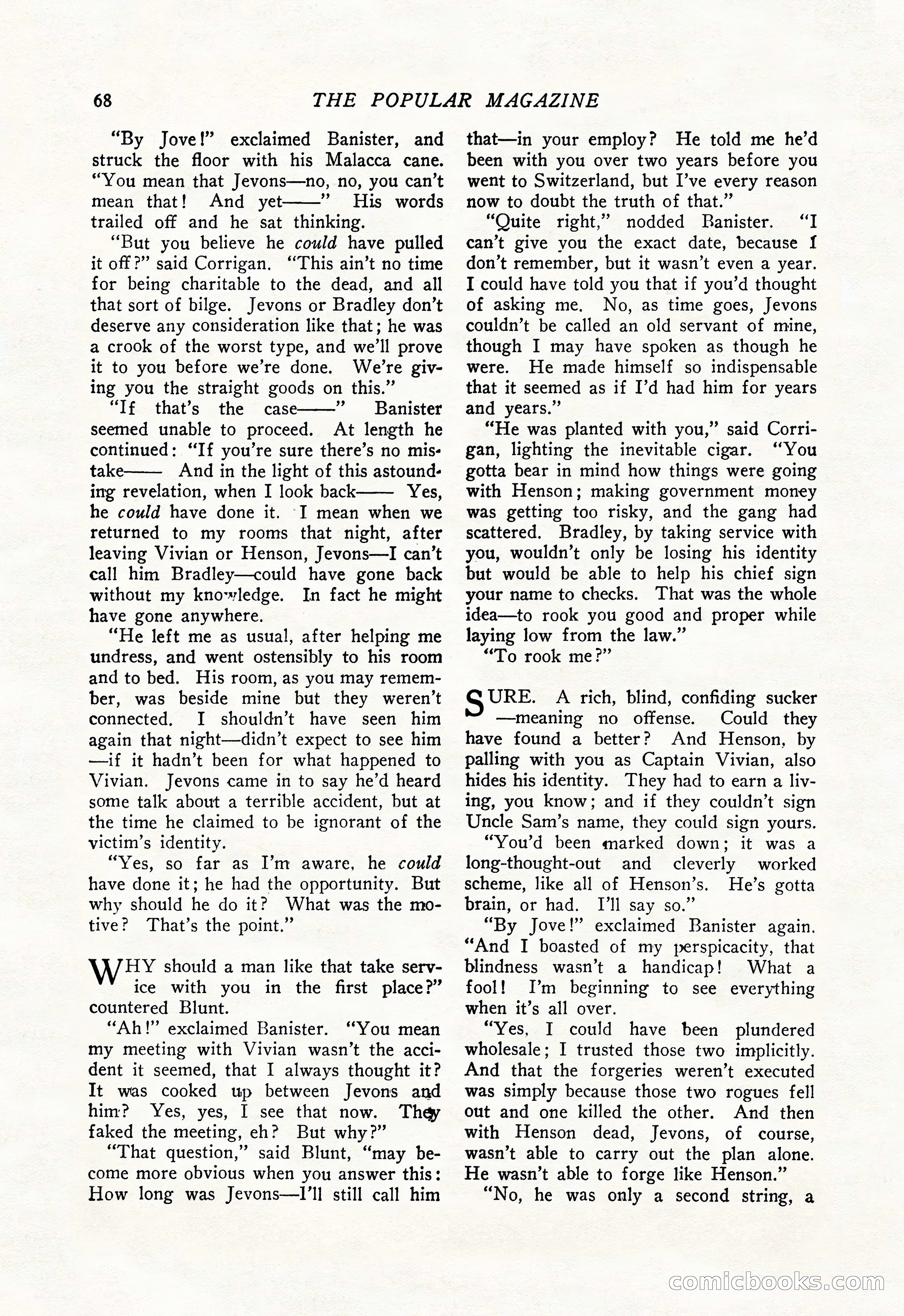 The Popular Magazine, January 20, 1925 — page 70 of 196