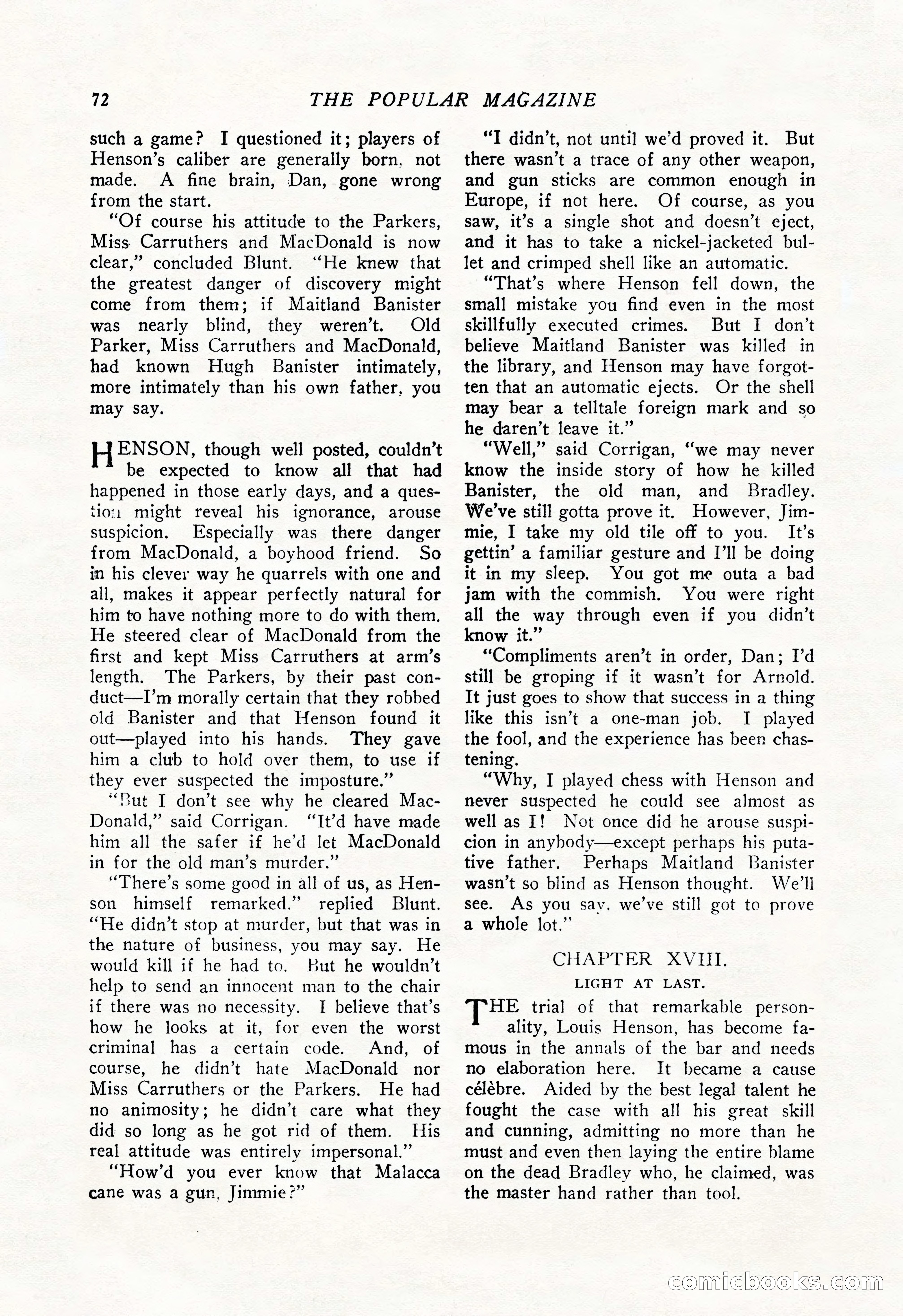 The Popular Magazine, January 20, 1925 — page 74 of 196