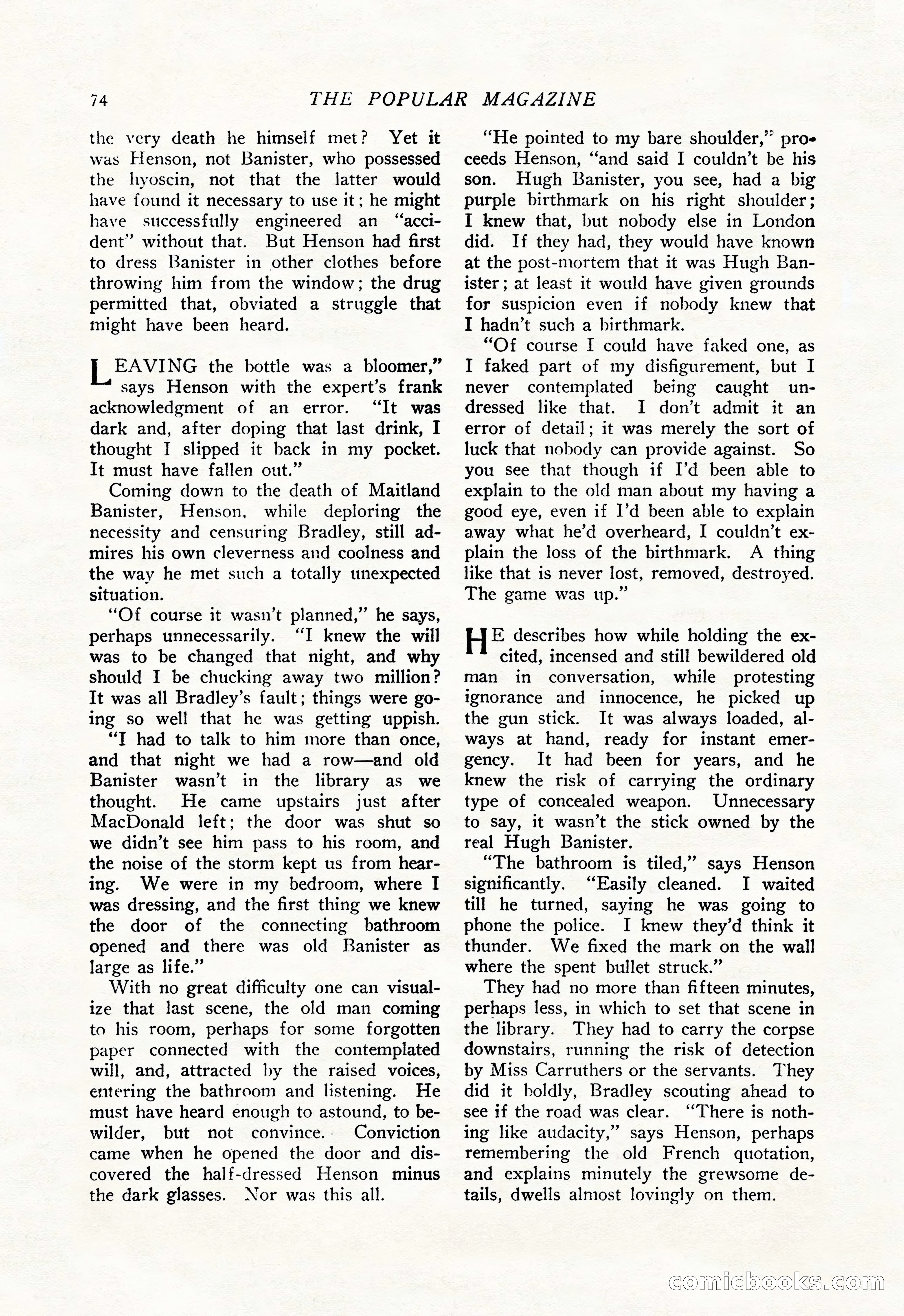The Popular Magazine, January 20, 1925 — page 76 of 196