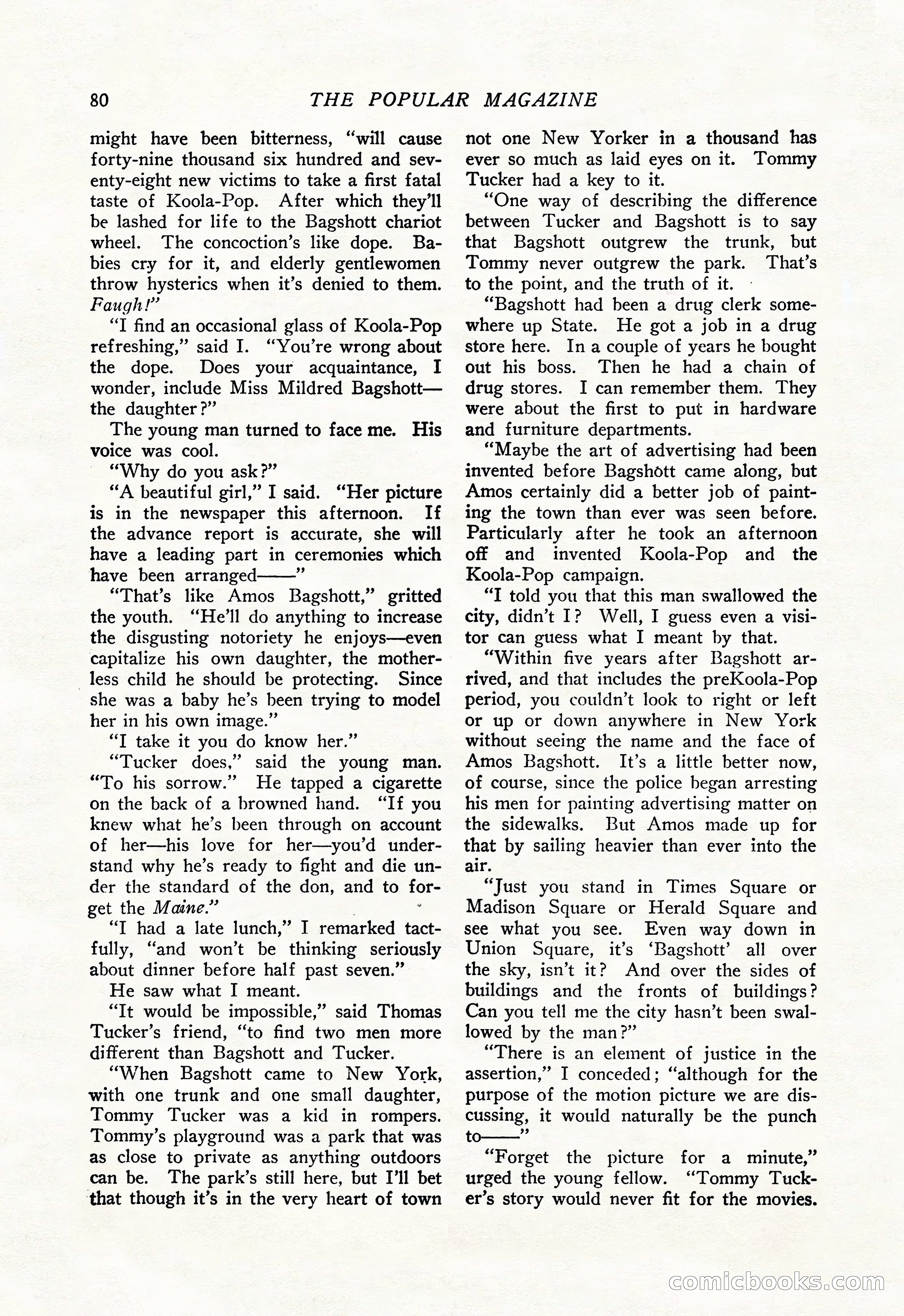The Popular Magazine, January 20, 1925 — page 82 of 196