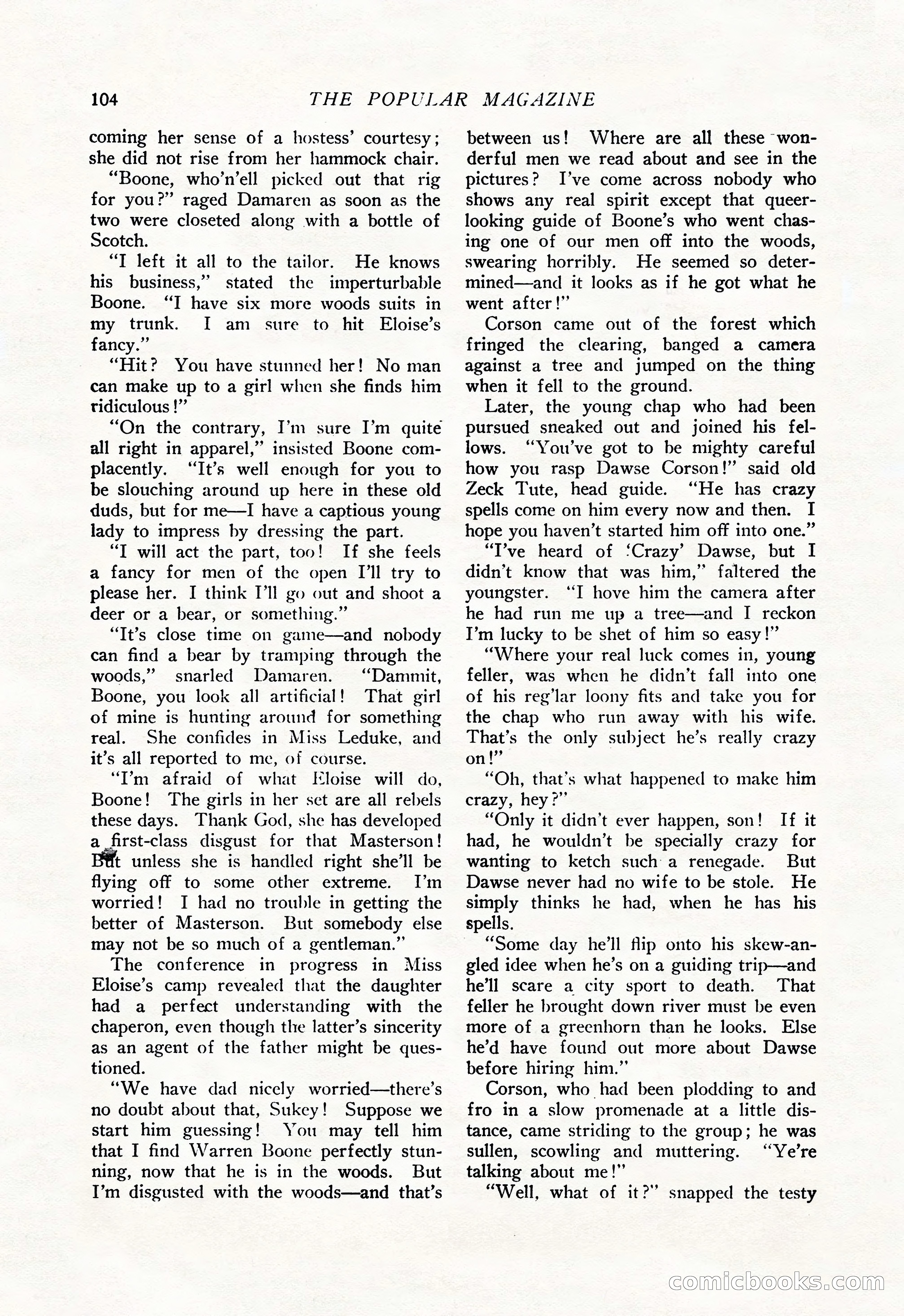 The Popular Magazine, January 20, 1925 — page 106 of 196