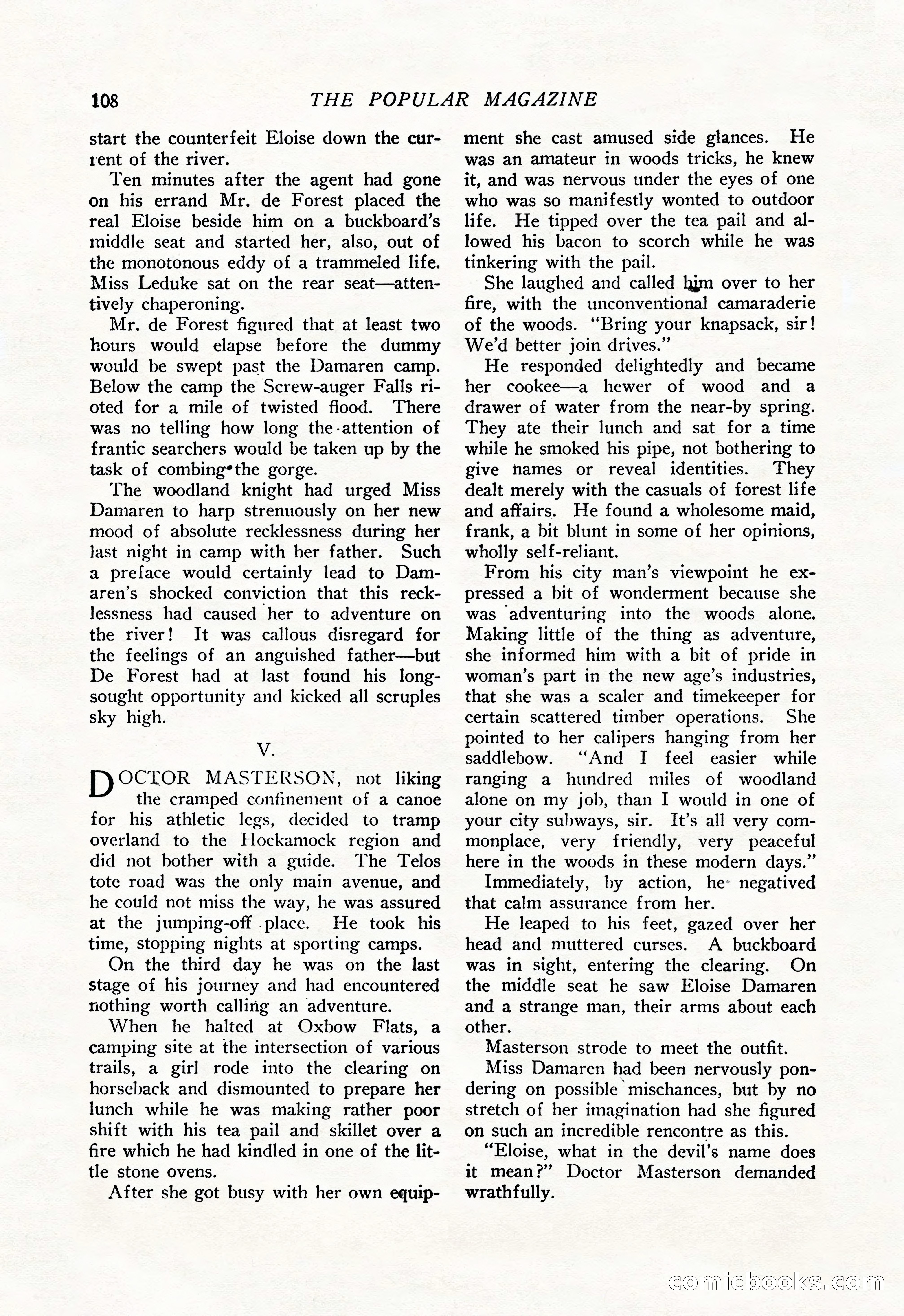The Popular Magazine, January 20, 1925 — page 110 of 196
