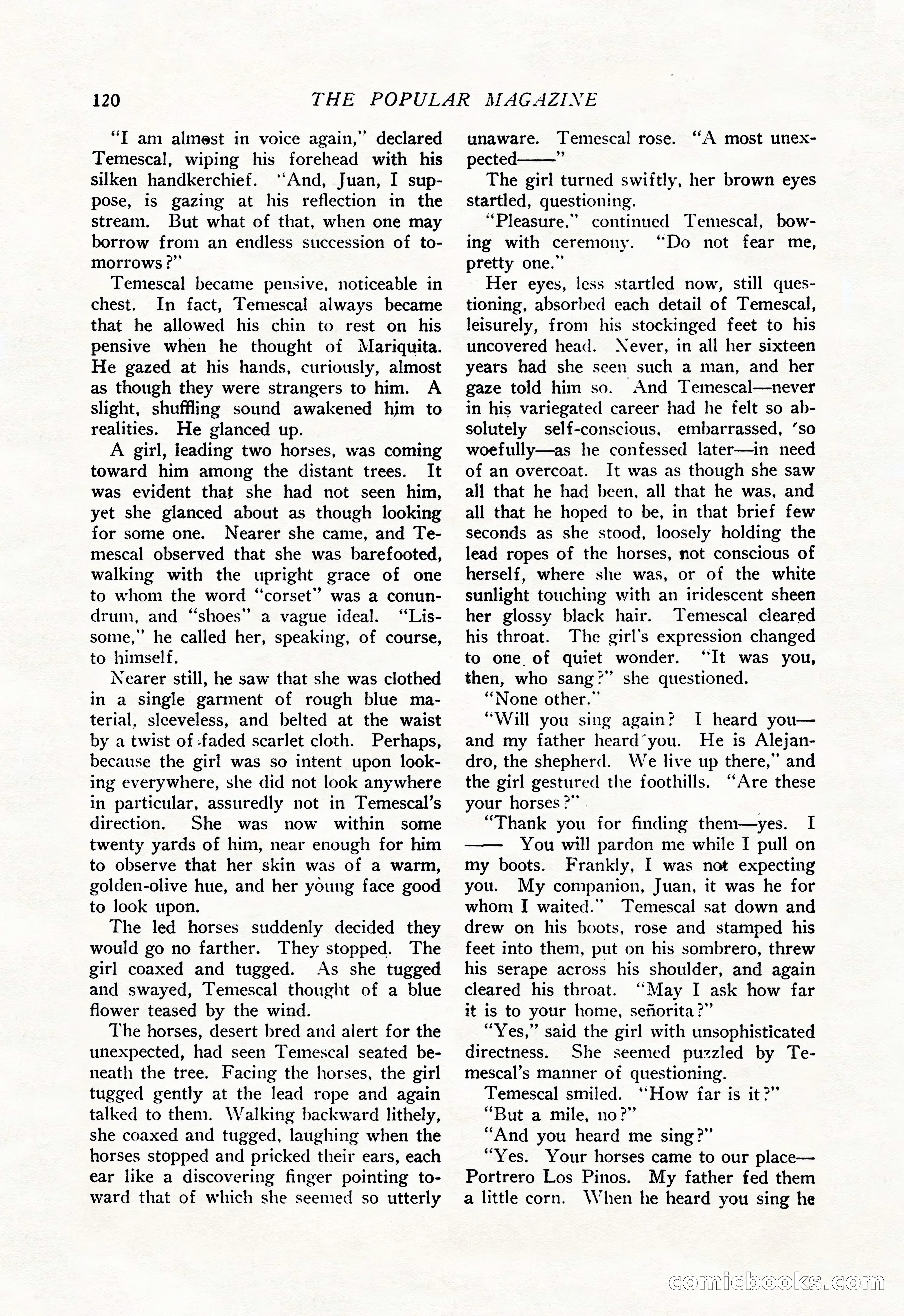 The Popular Magazine, January 20, 1925 — page 122 of 196