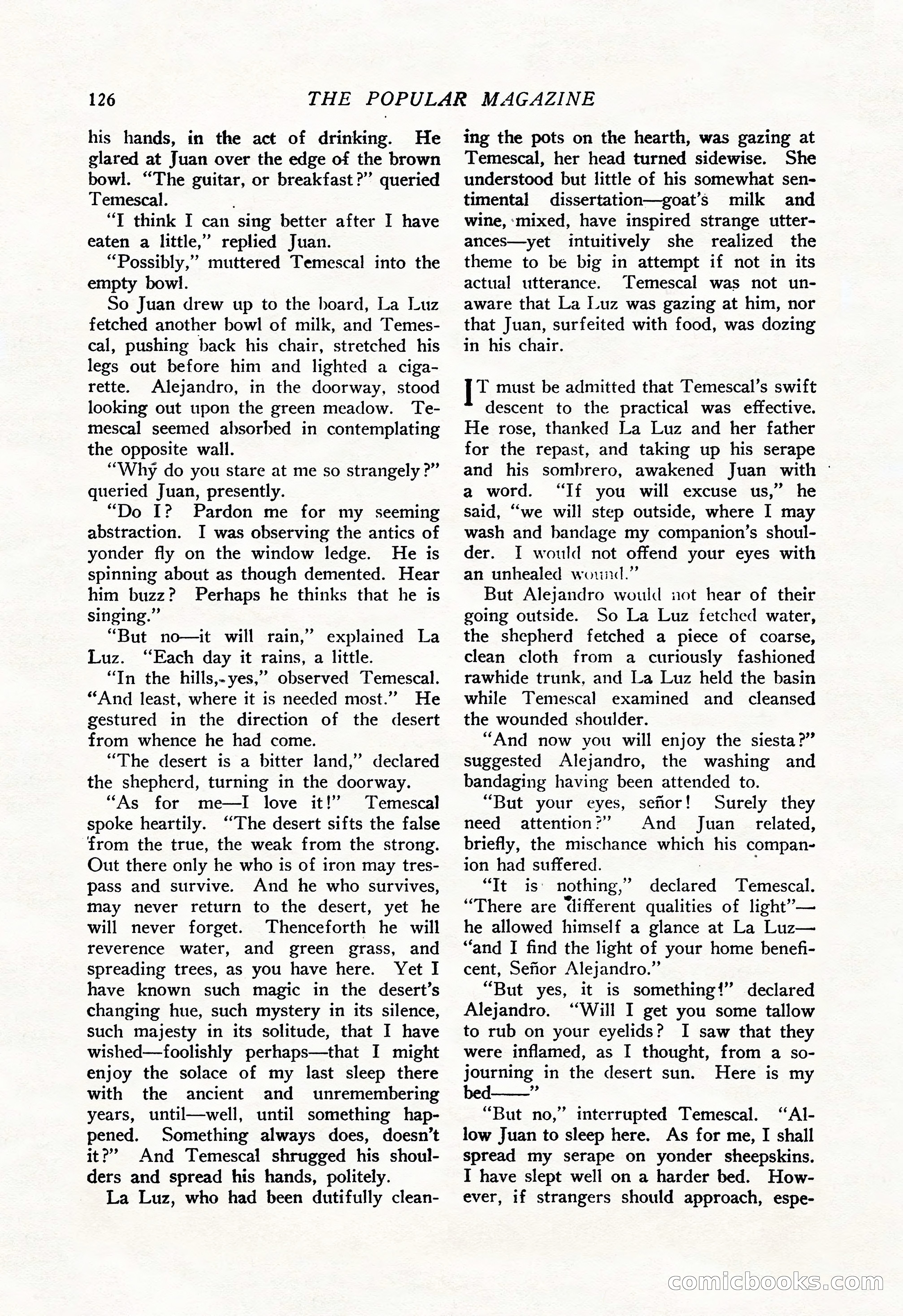 The Popular Magazine, January 20, 1925 — page 128 of 196