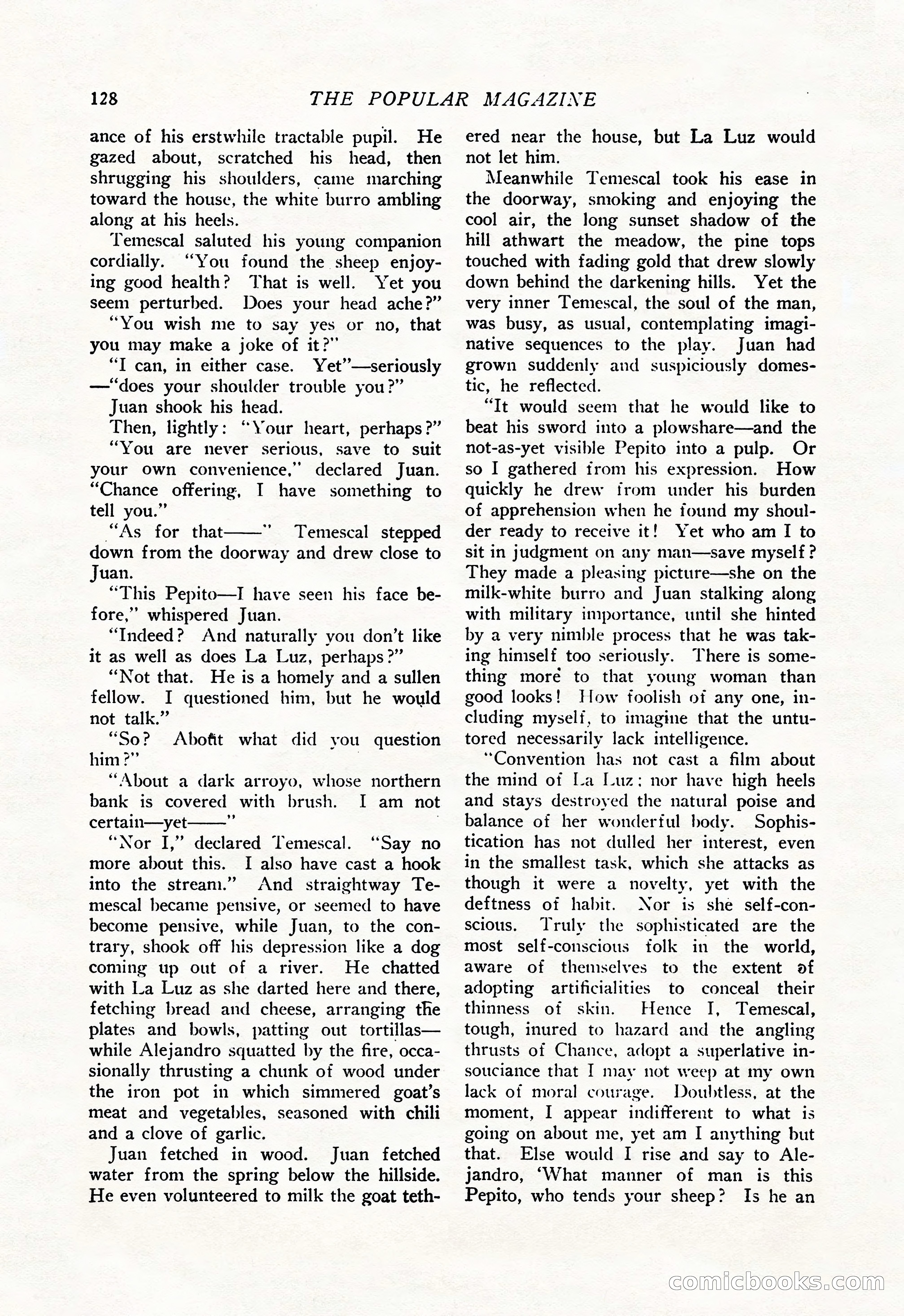 The Popular Magazine, January 20, 1925 — page 130 of 196