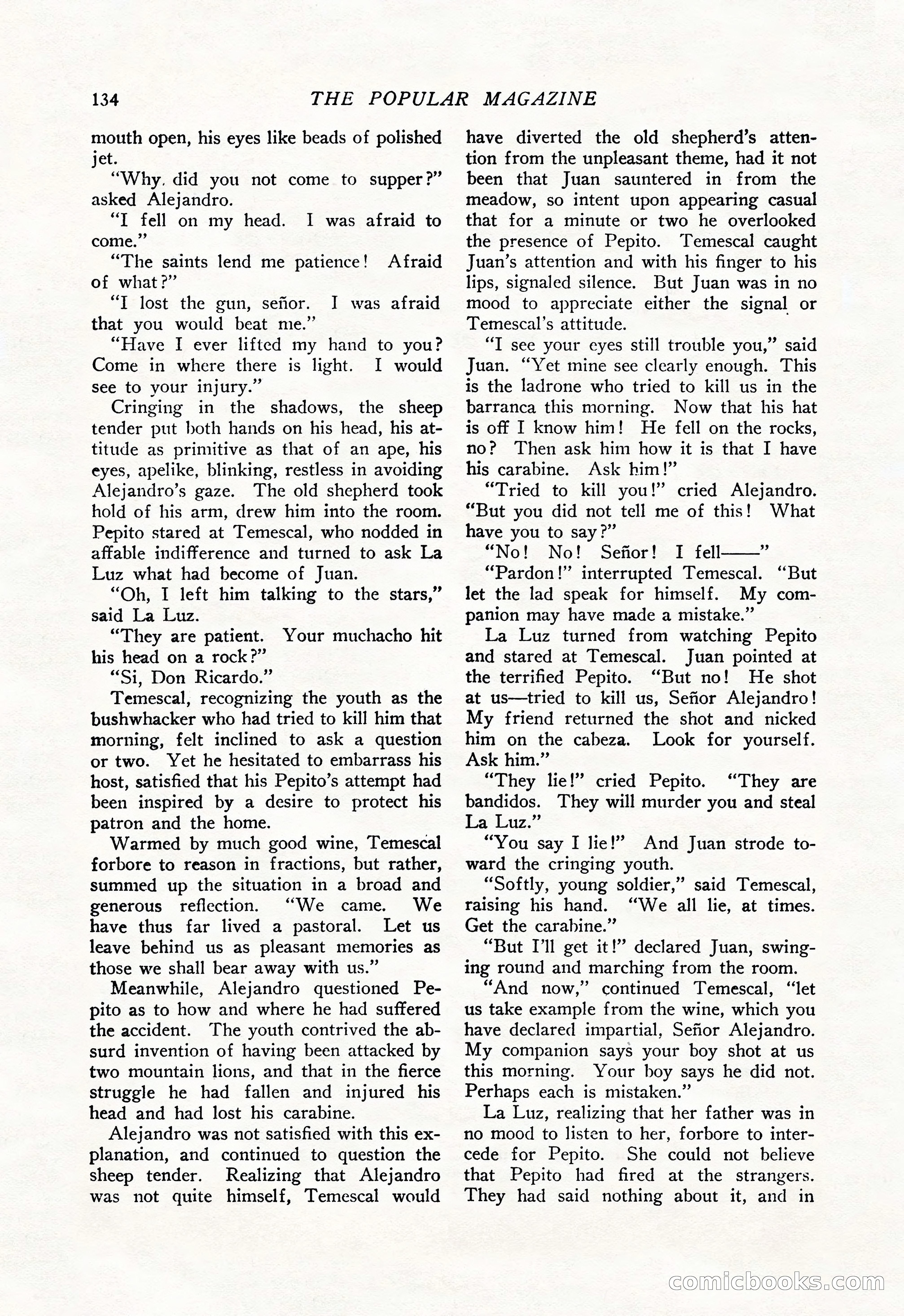 The Popular Magazine, January 20, 1925 — page 136 of 196