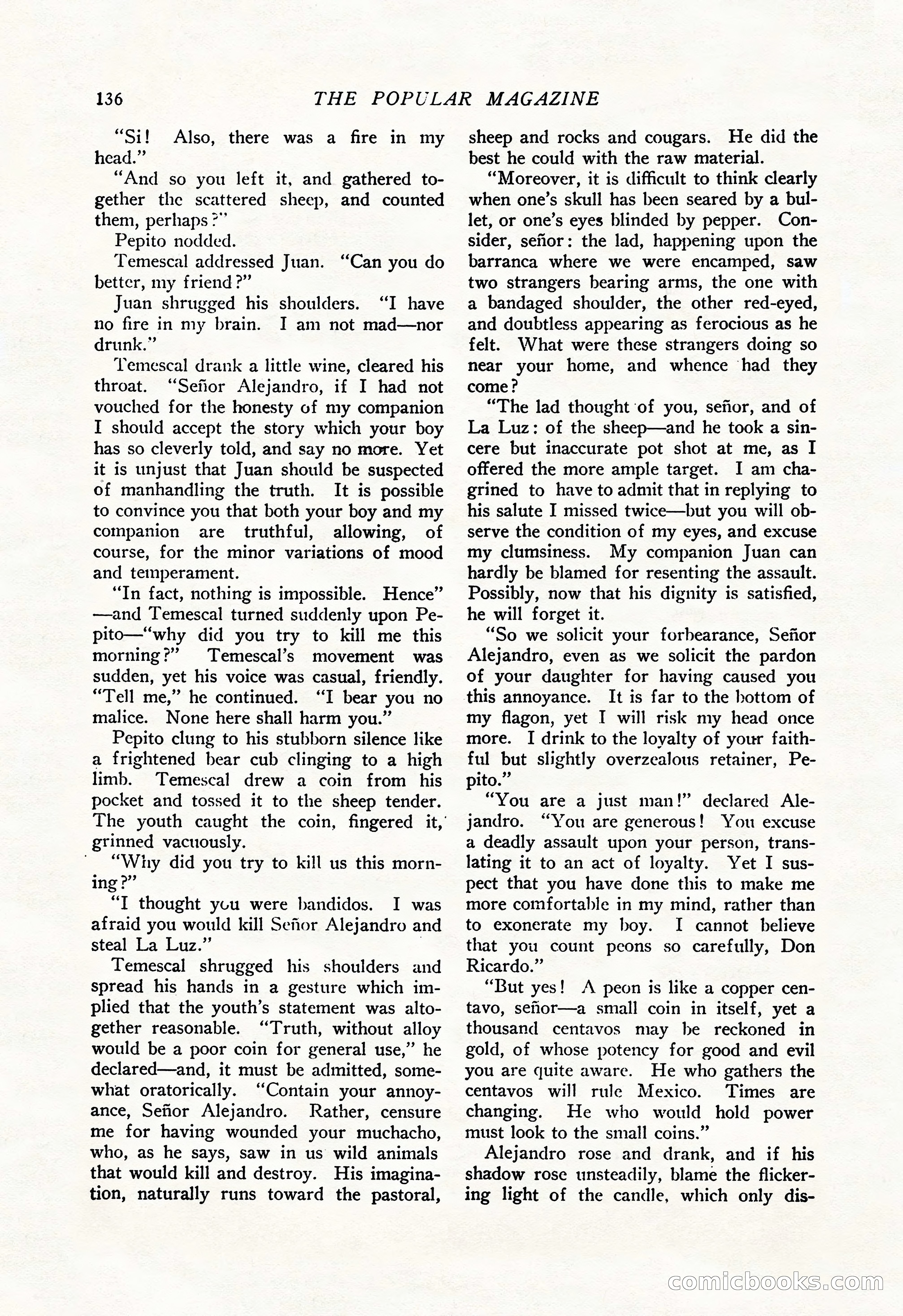 The Popular Magazine, January 20, 1925 — page 138 of 196