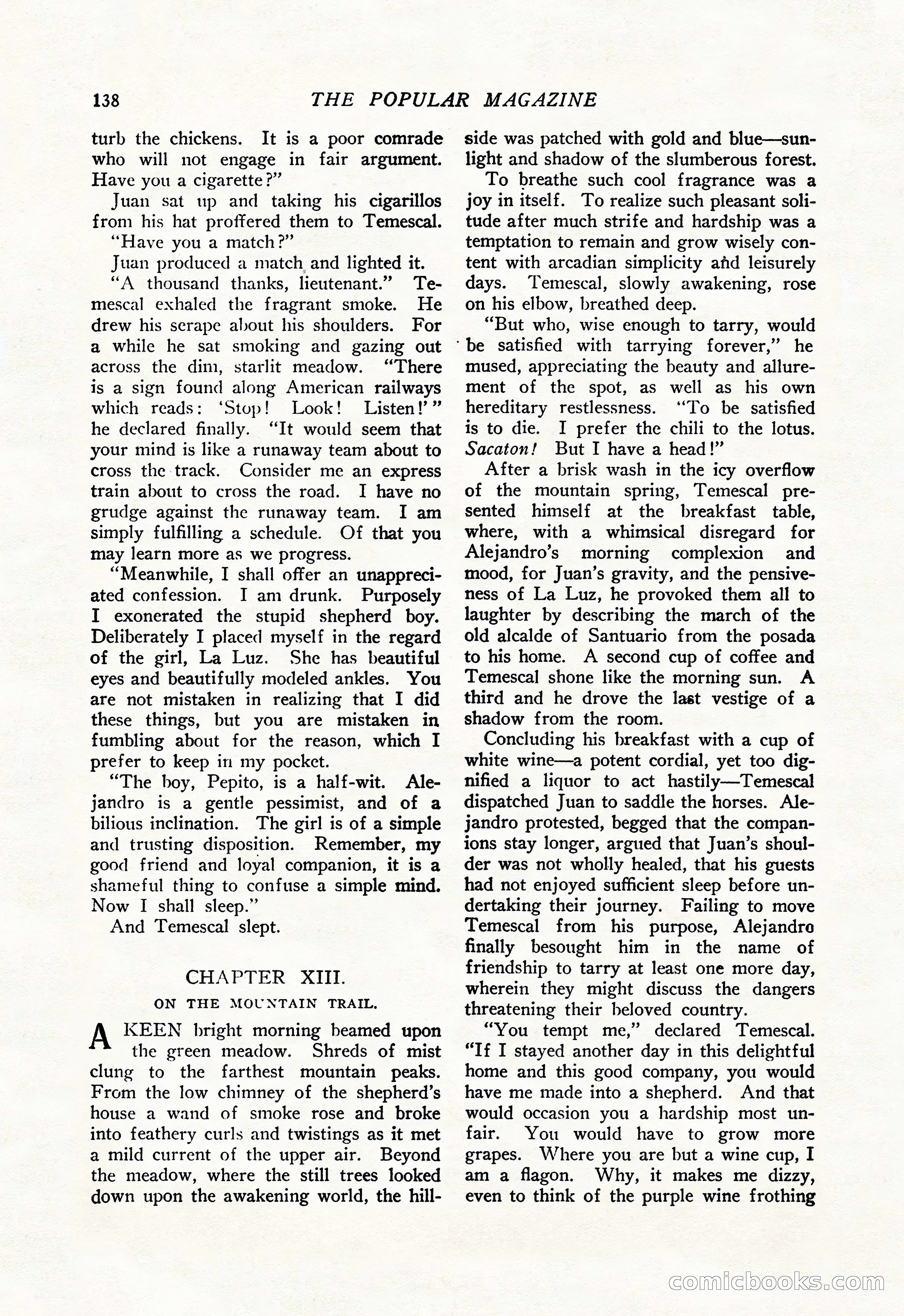 The Popular Magazine, January 20, 1925 — page 140 of 196