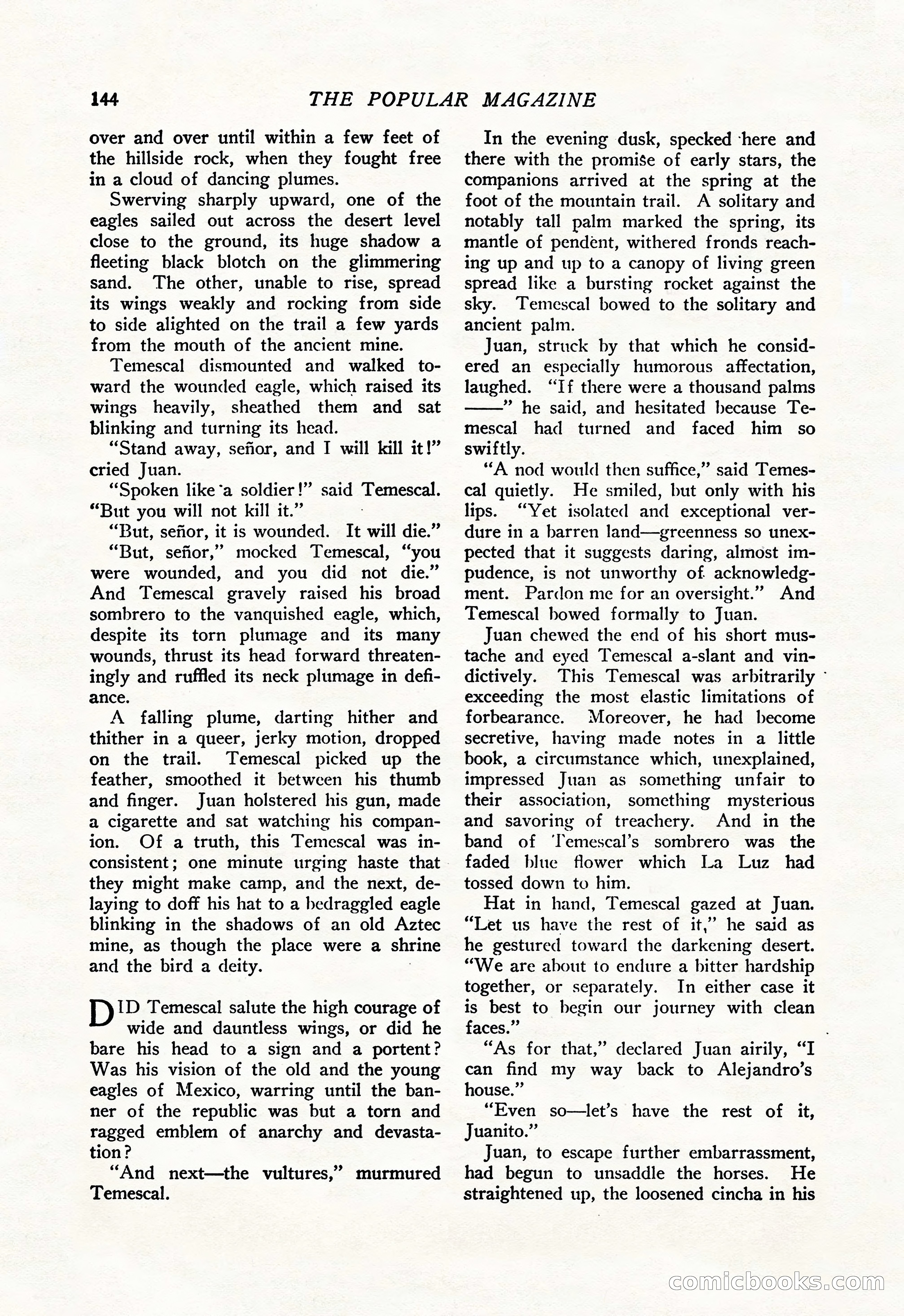The Popular Magazine, January 20, 1925 — page 146 of 196