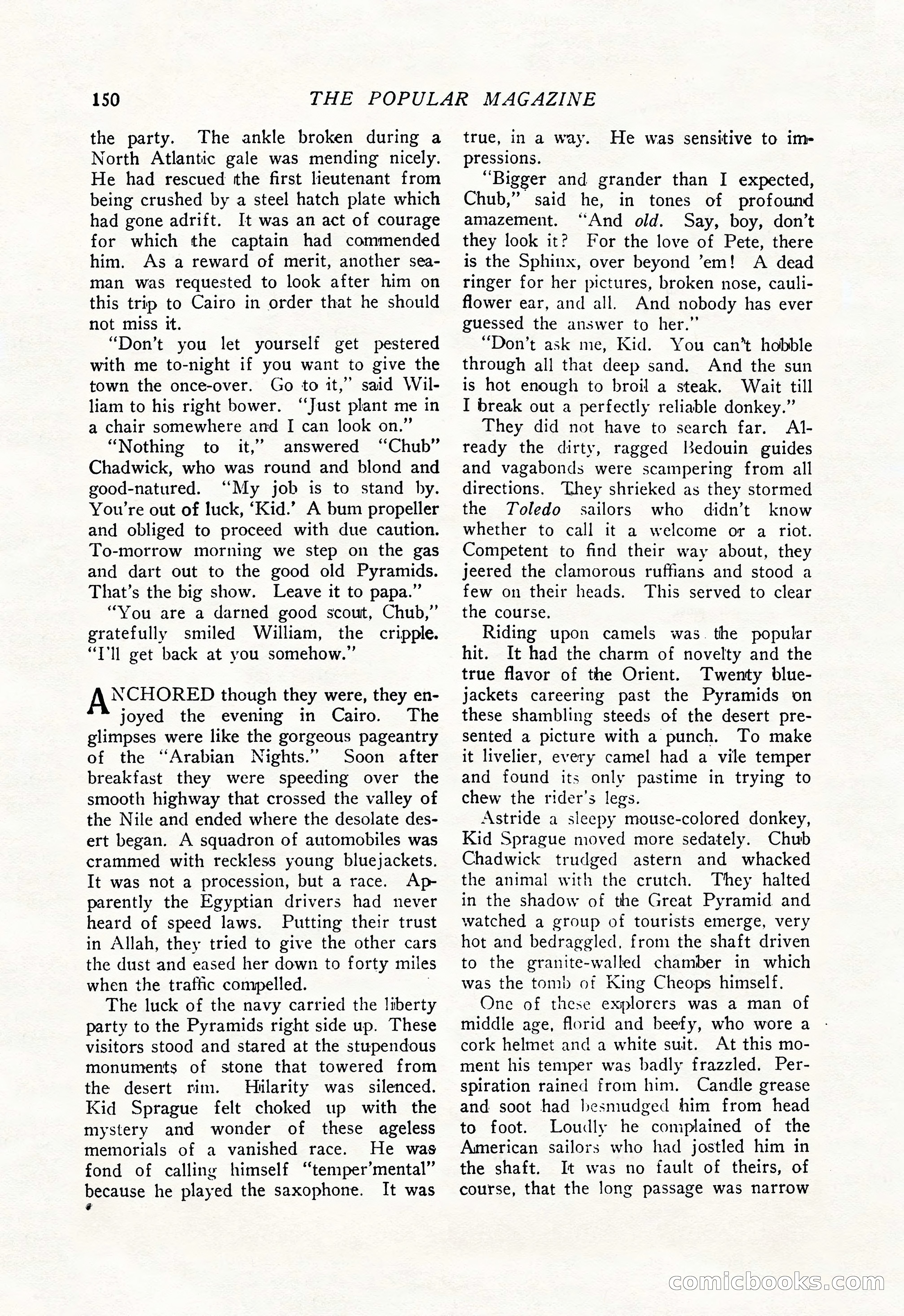 The Popular Magazine, January 20, 1925 — page 152 of 196