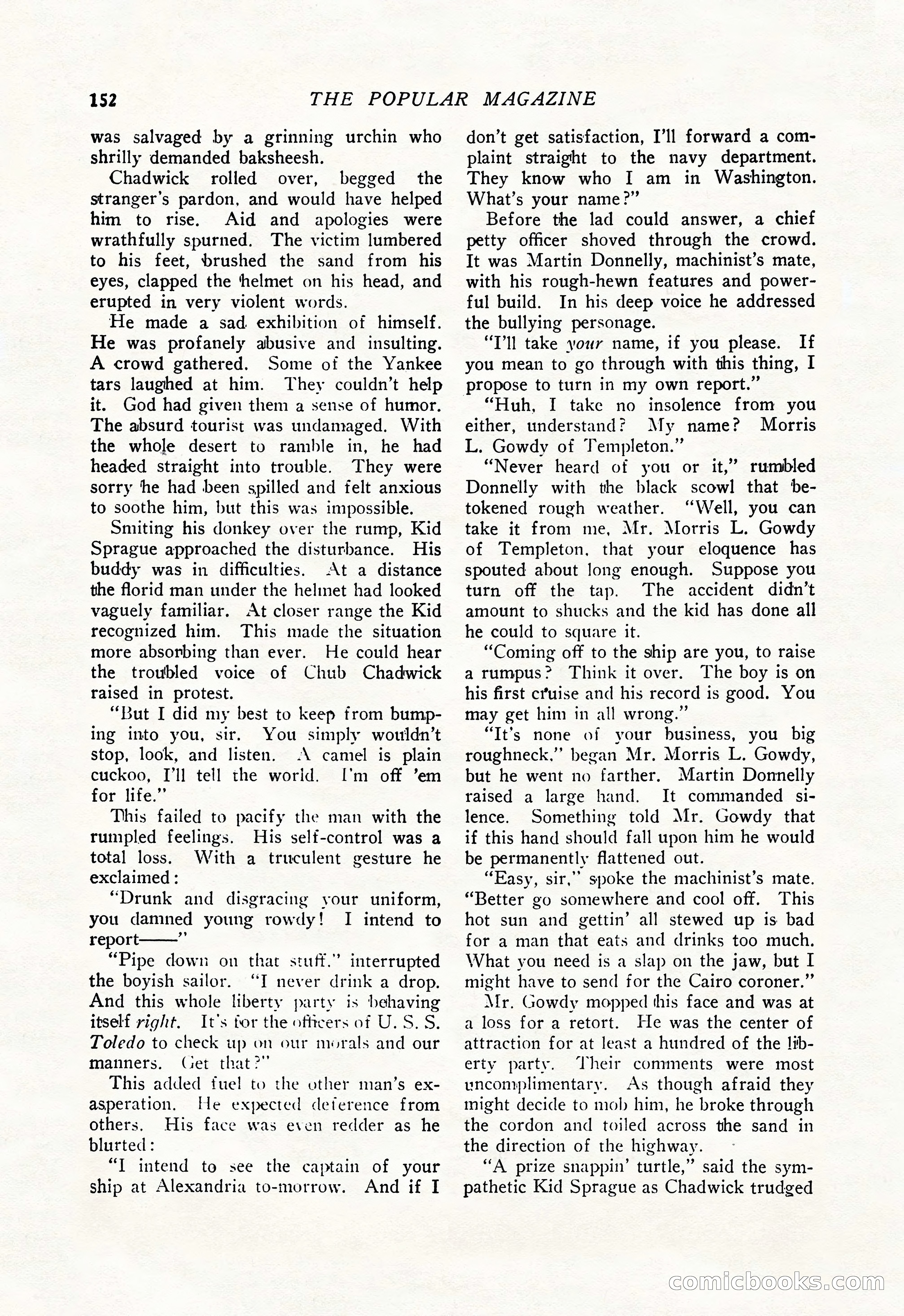 The Popular Magazine, January 20, 1925 — page 154 of 196