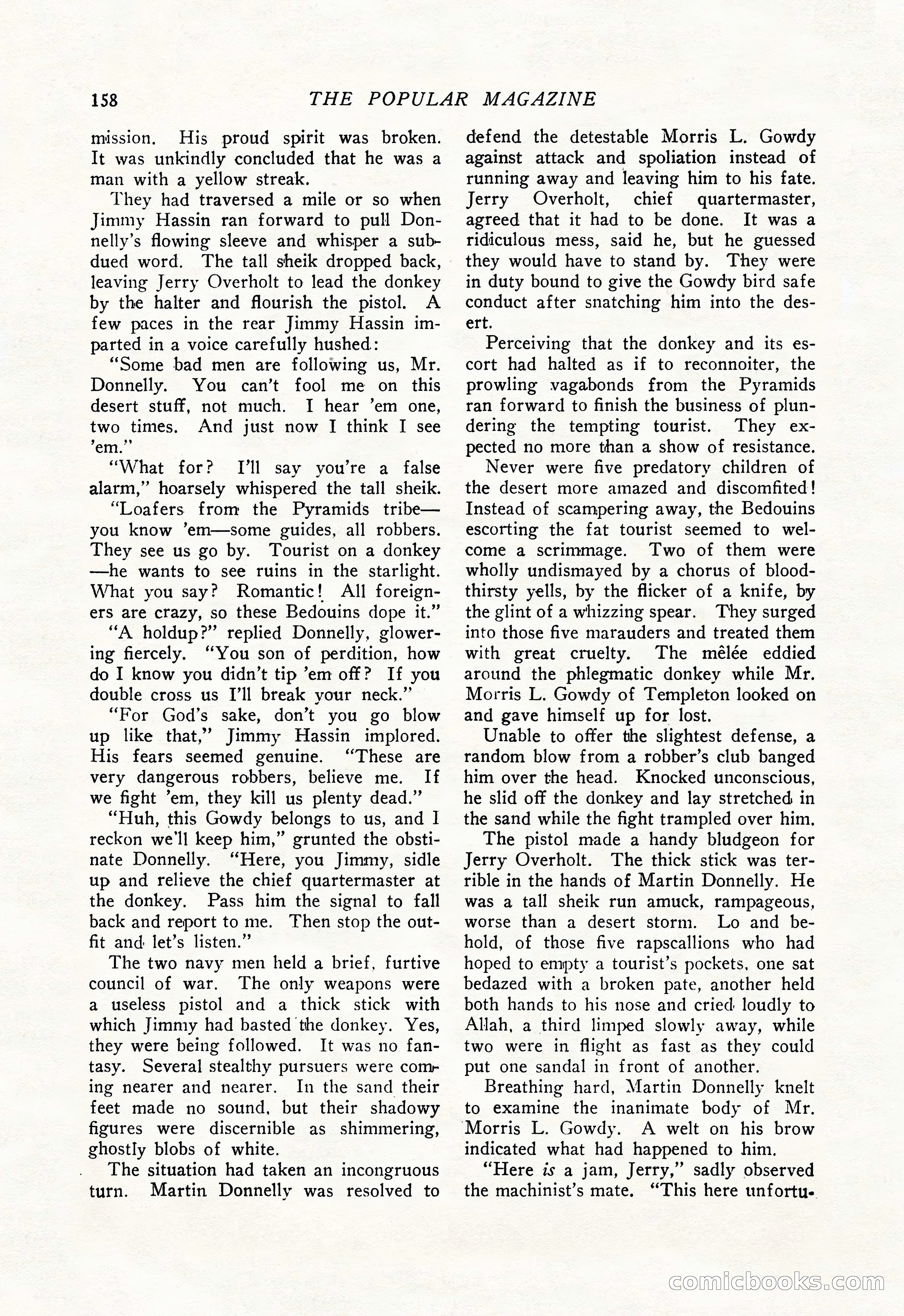 The Popular Magazine, January 20, 1925 — page 160 of 196