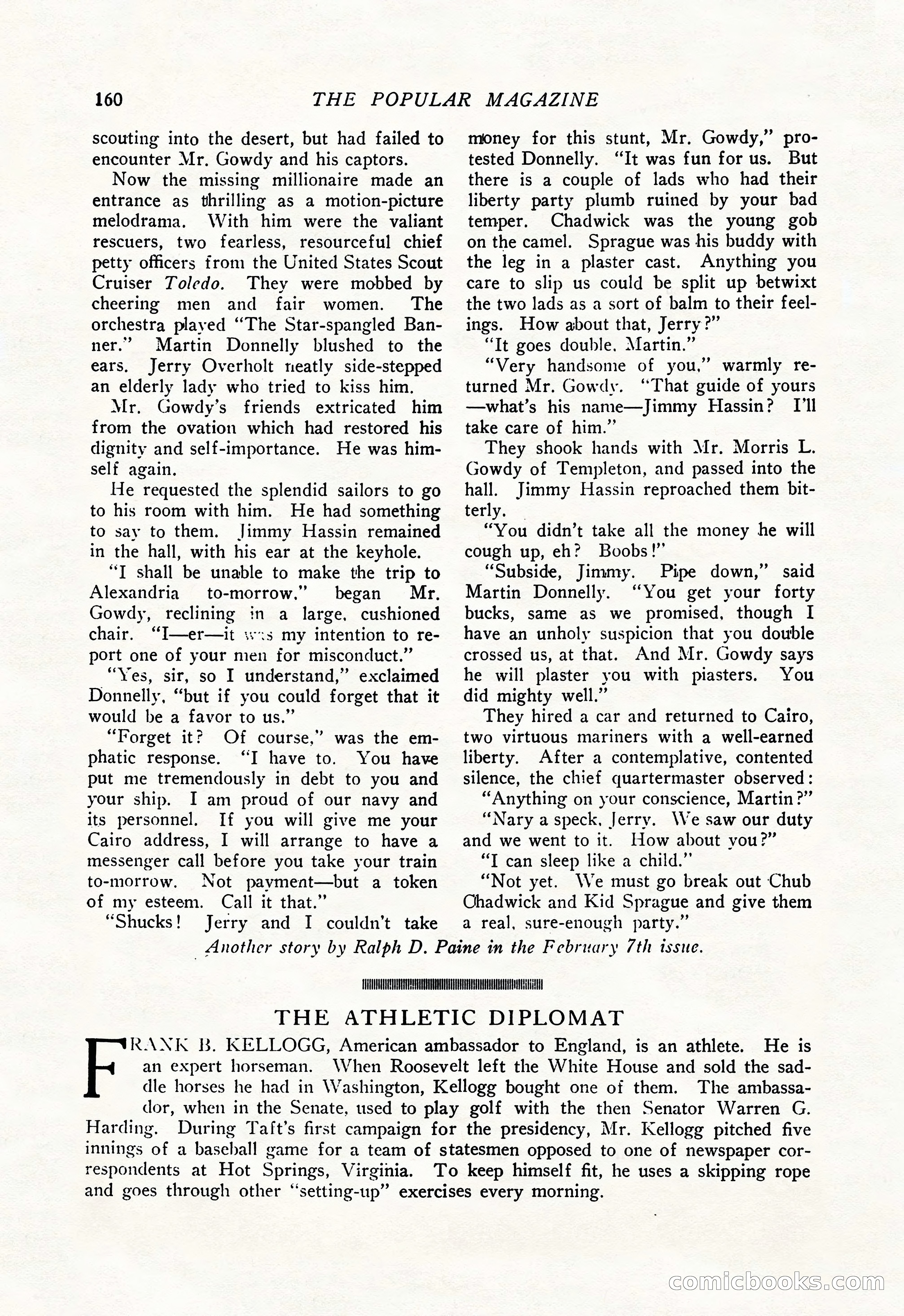 The Popular Magazine, January 20, 1925 — page 162 of 196