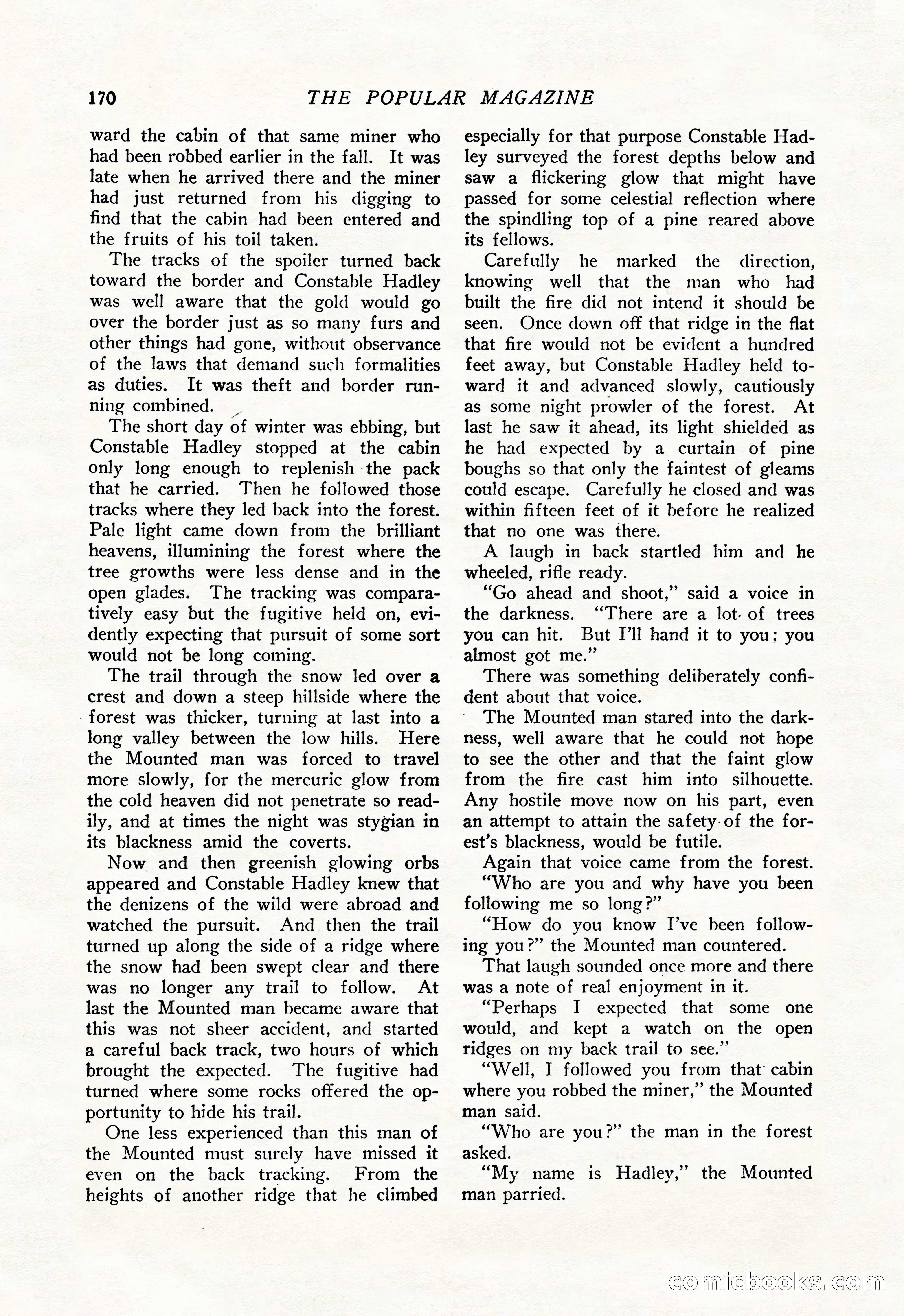 The Popular Magazine, January 20, 1925 — page 172 of 196