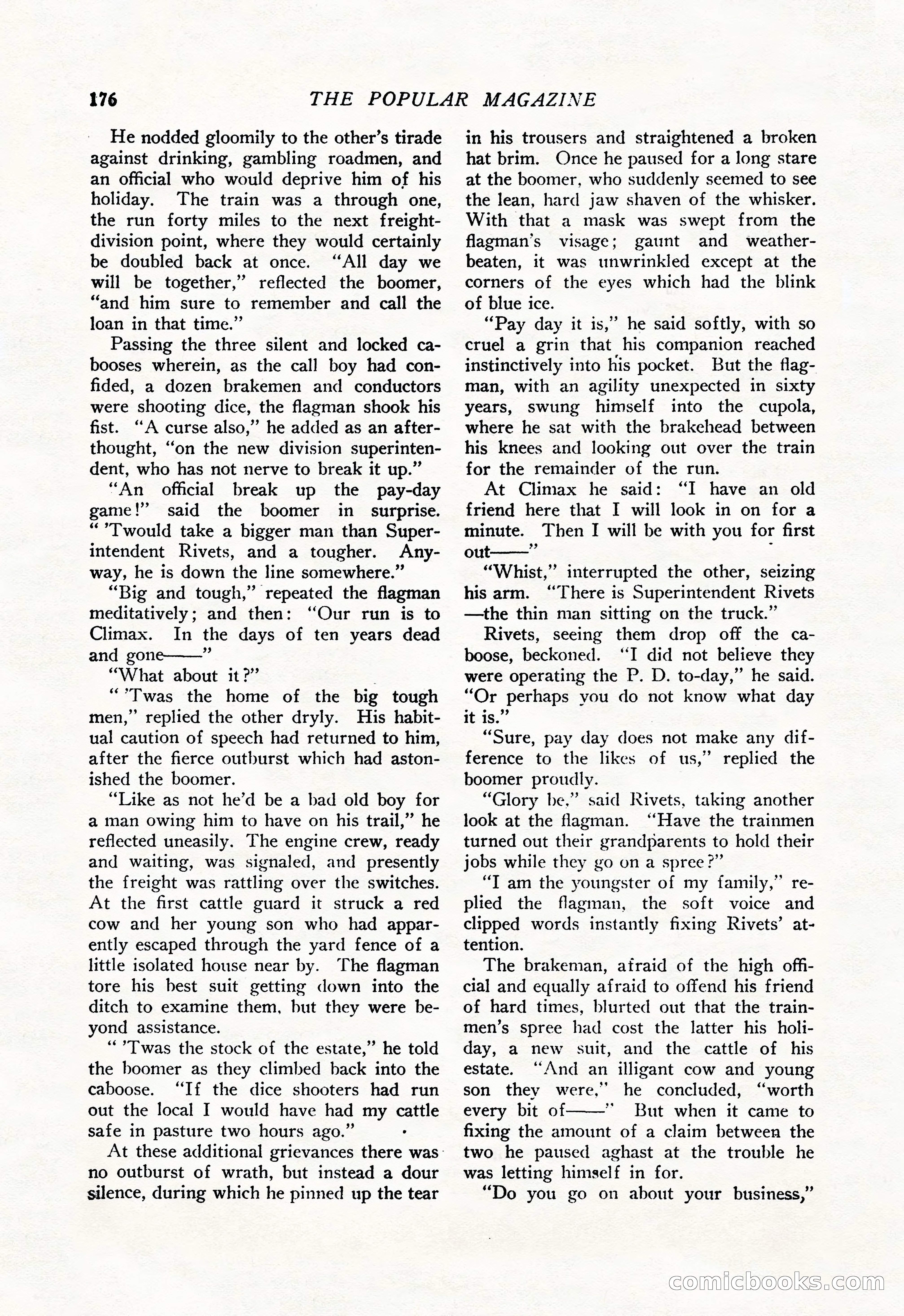 The Popular Magazine, January 20, 1925 — page 178 of 196