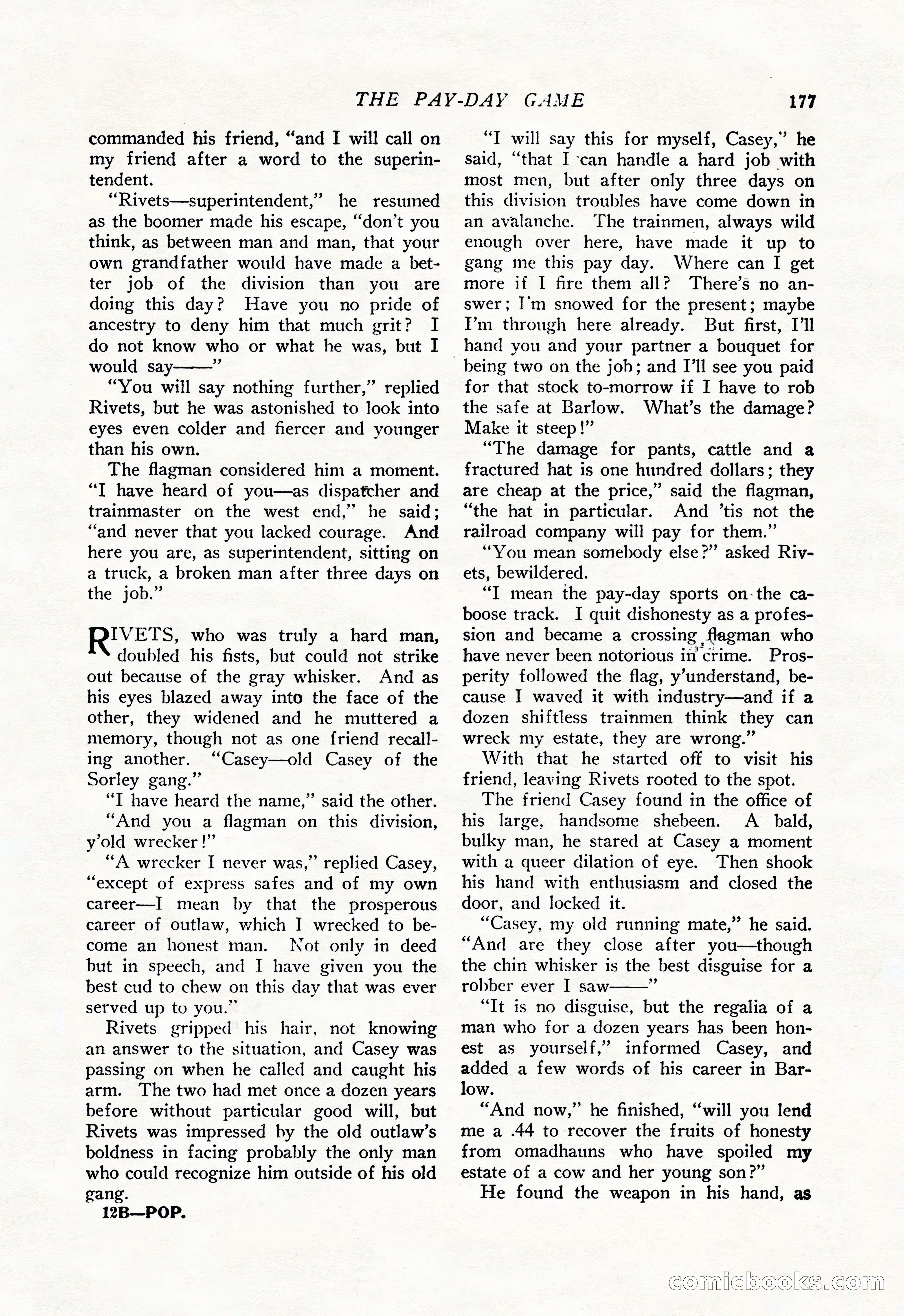 The Popular Magazine, January 20, 1925 — page 179 of 196