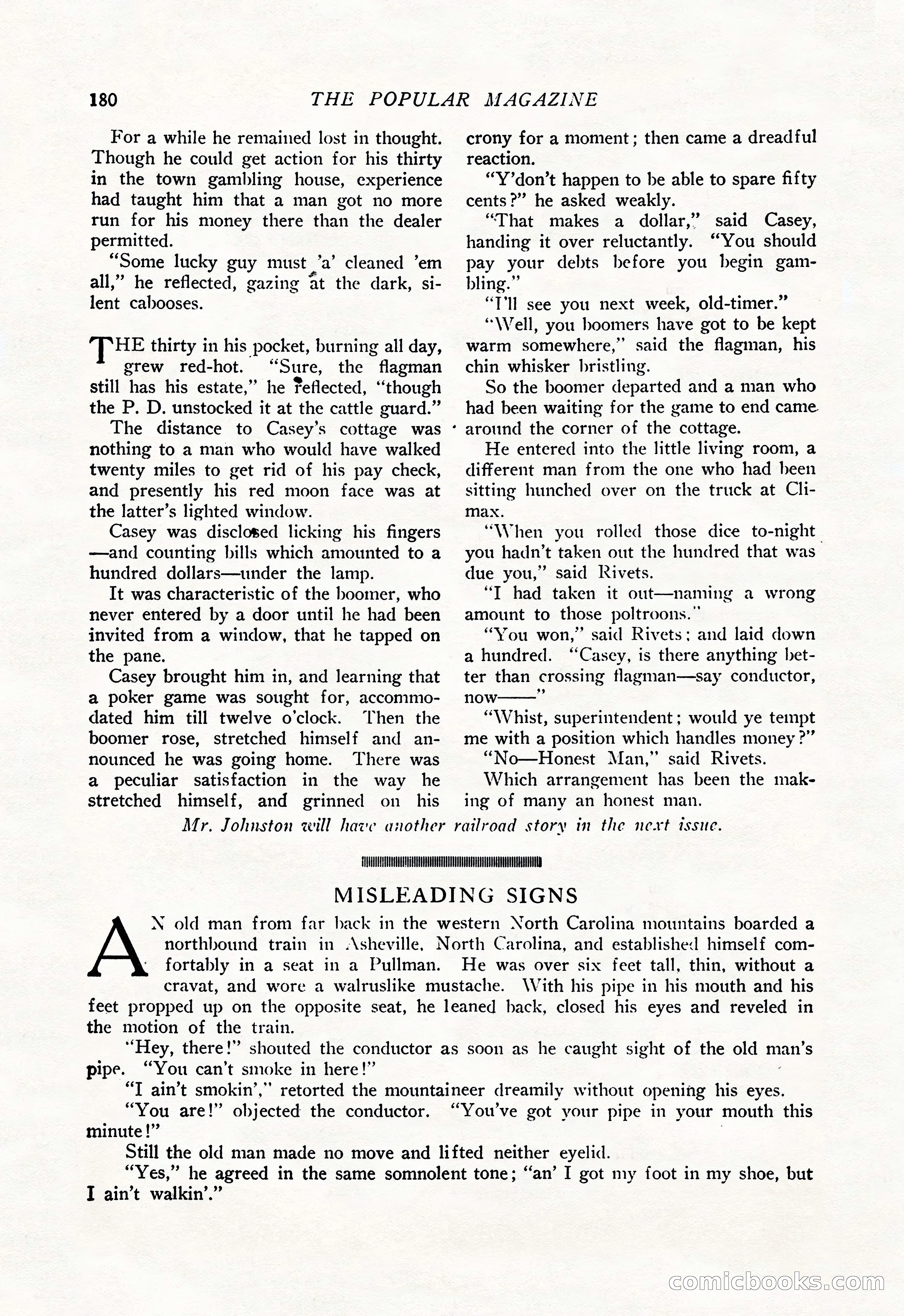 The Popular Magazine, January 20, 1925 — page 182 of 196