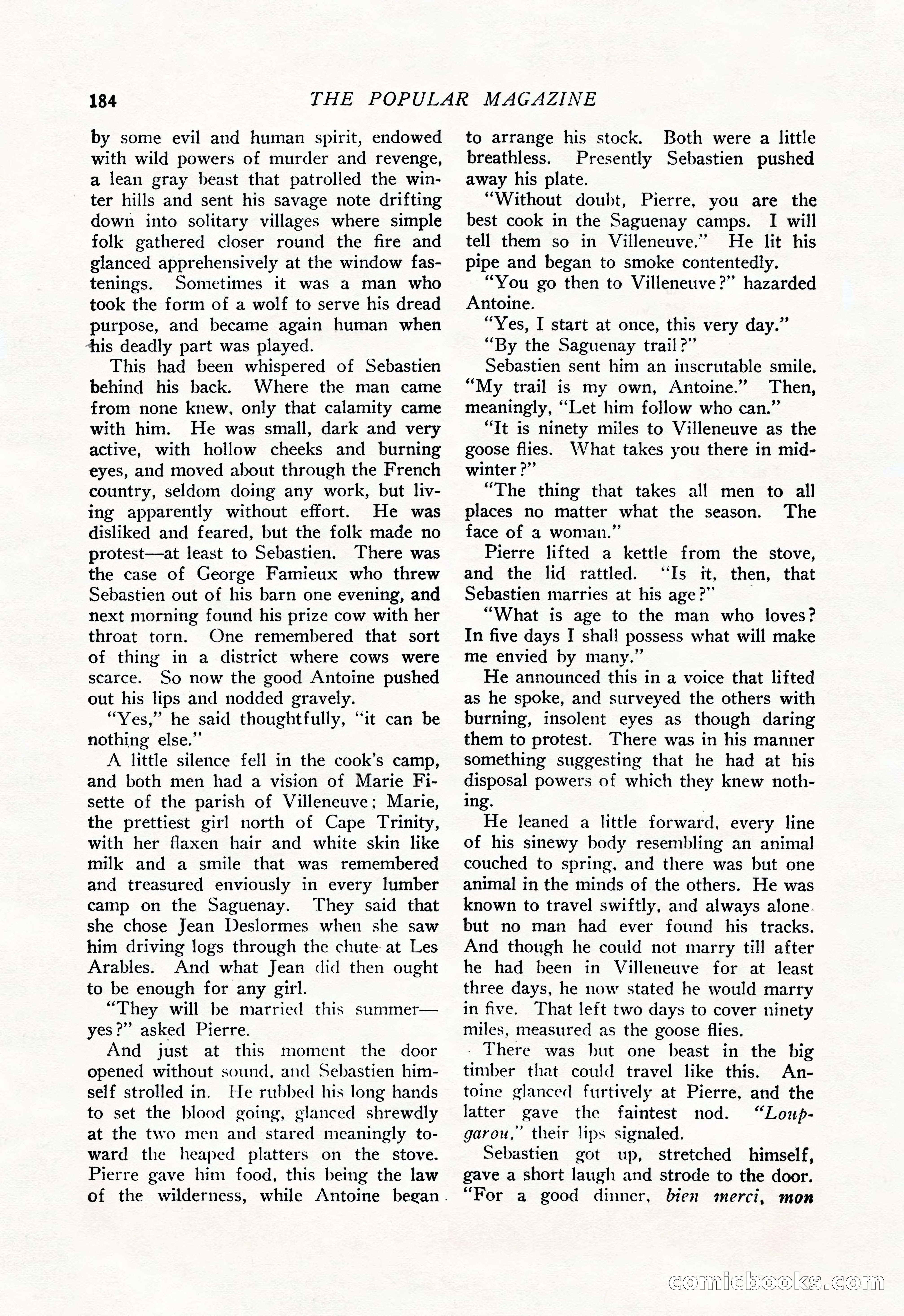 The Popular Magazine, January 20, 1925 — page 186 of 196
