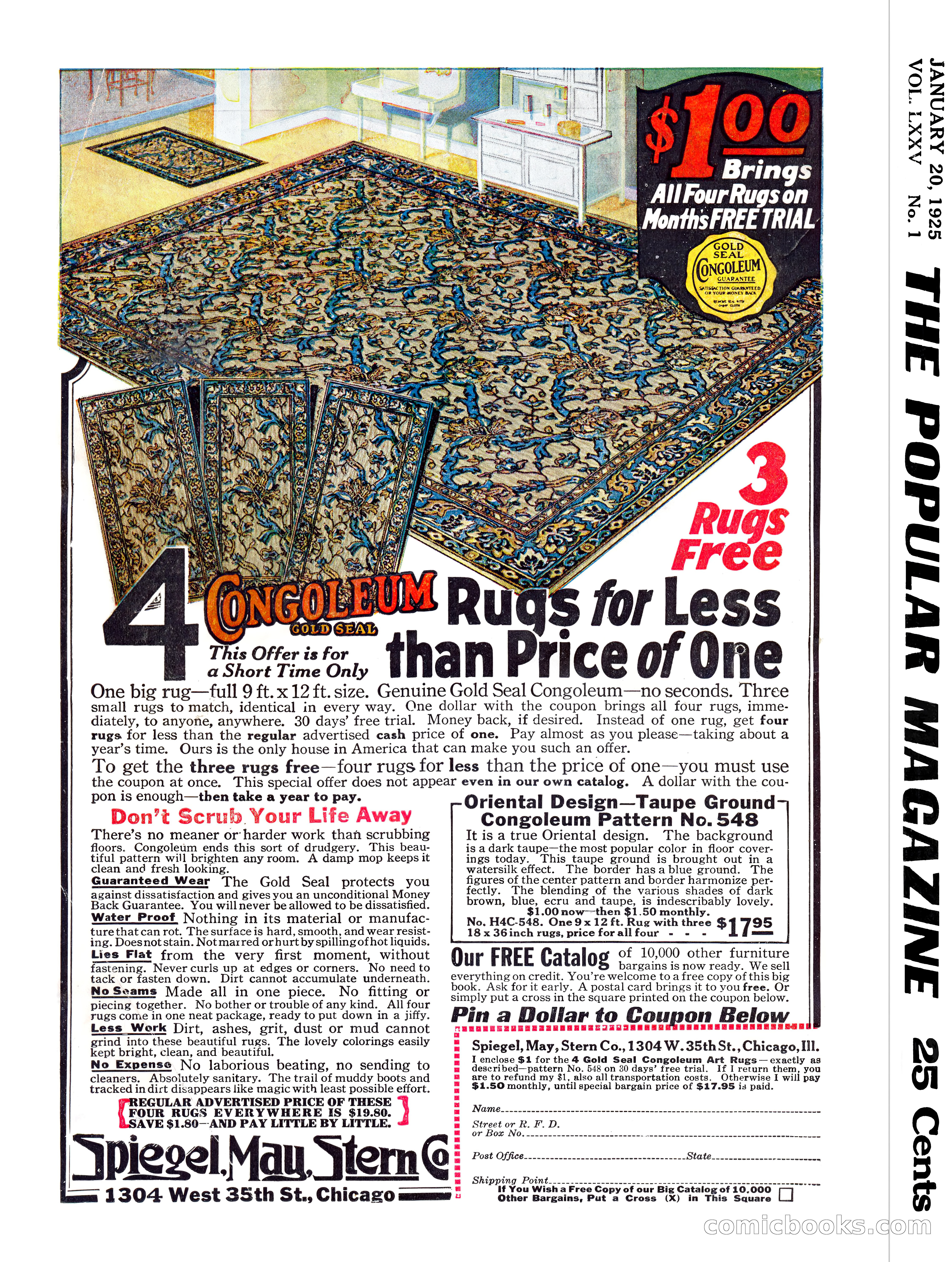 The Popular Magazine, January 20, 1925 — page 196 of 196