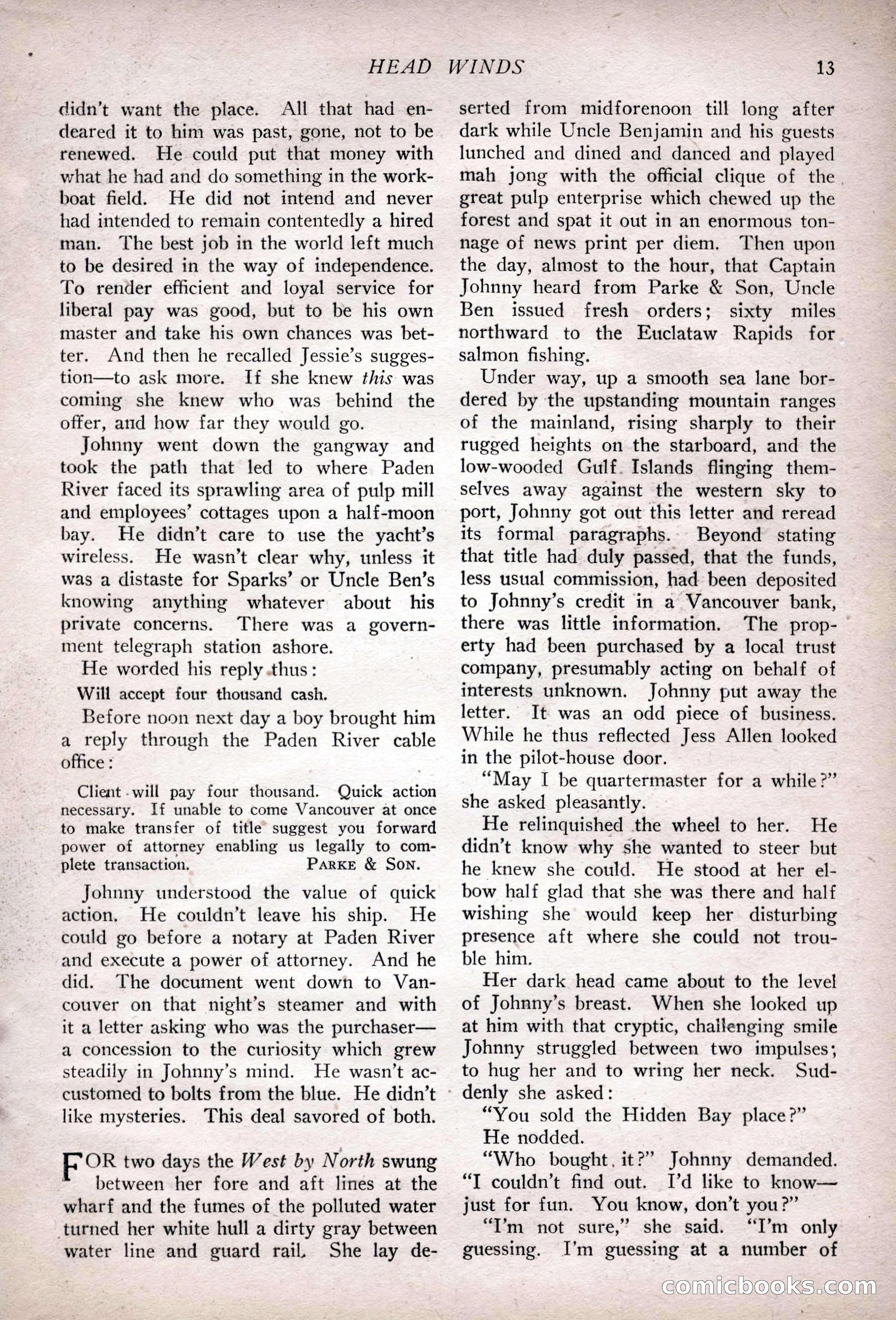 The Popular Magazine, February 7, 1925 — page 31 of 220