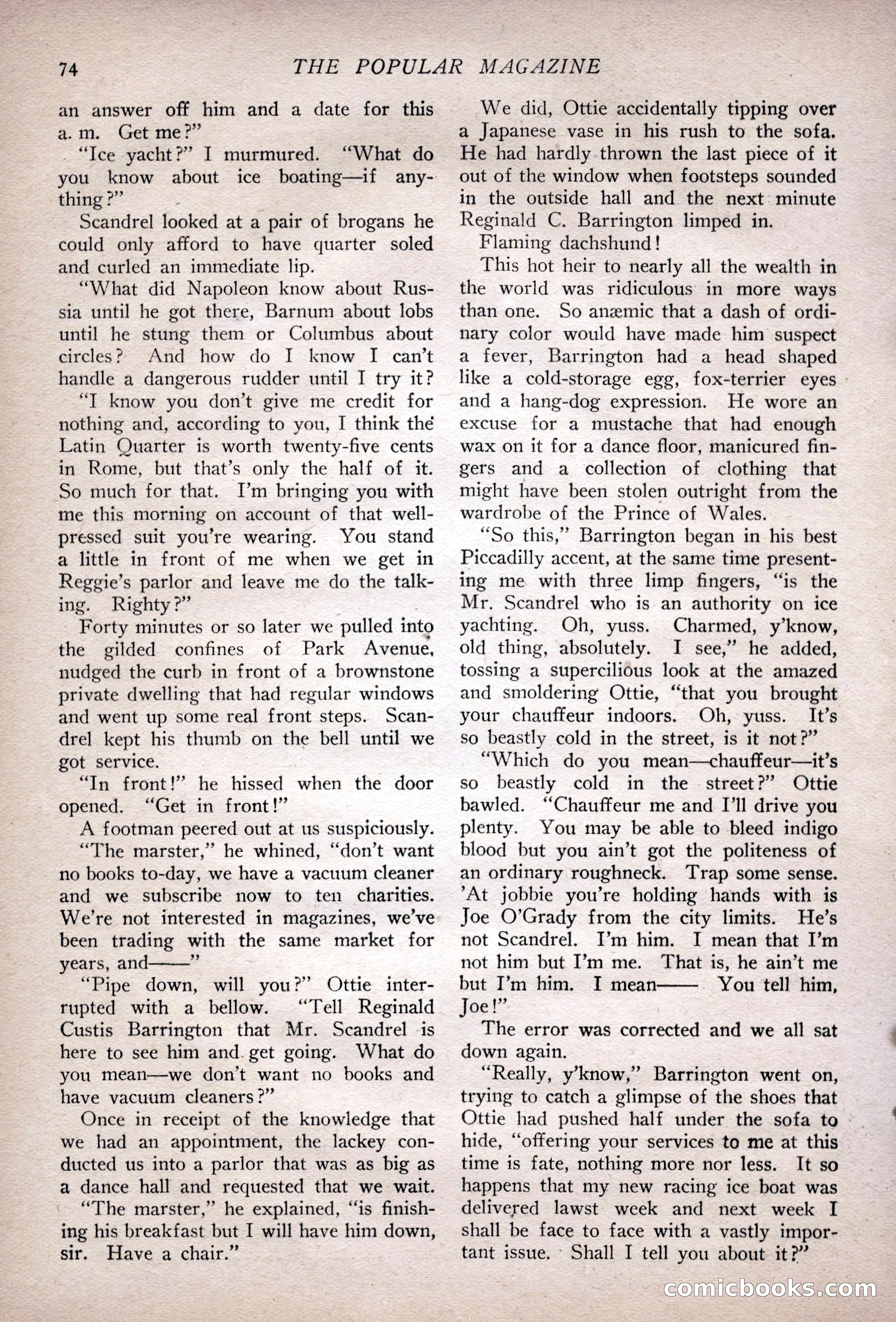 The Popular Magazine, February 7, 1925 — page 92 of 220