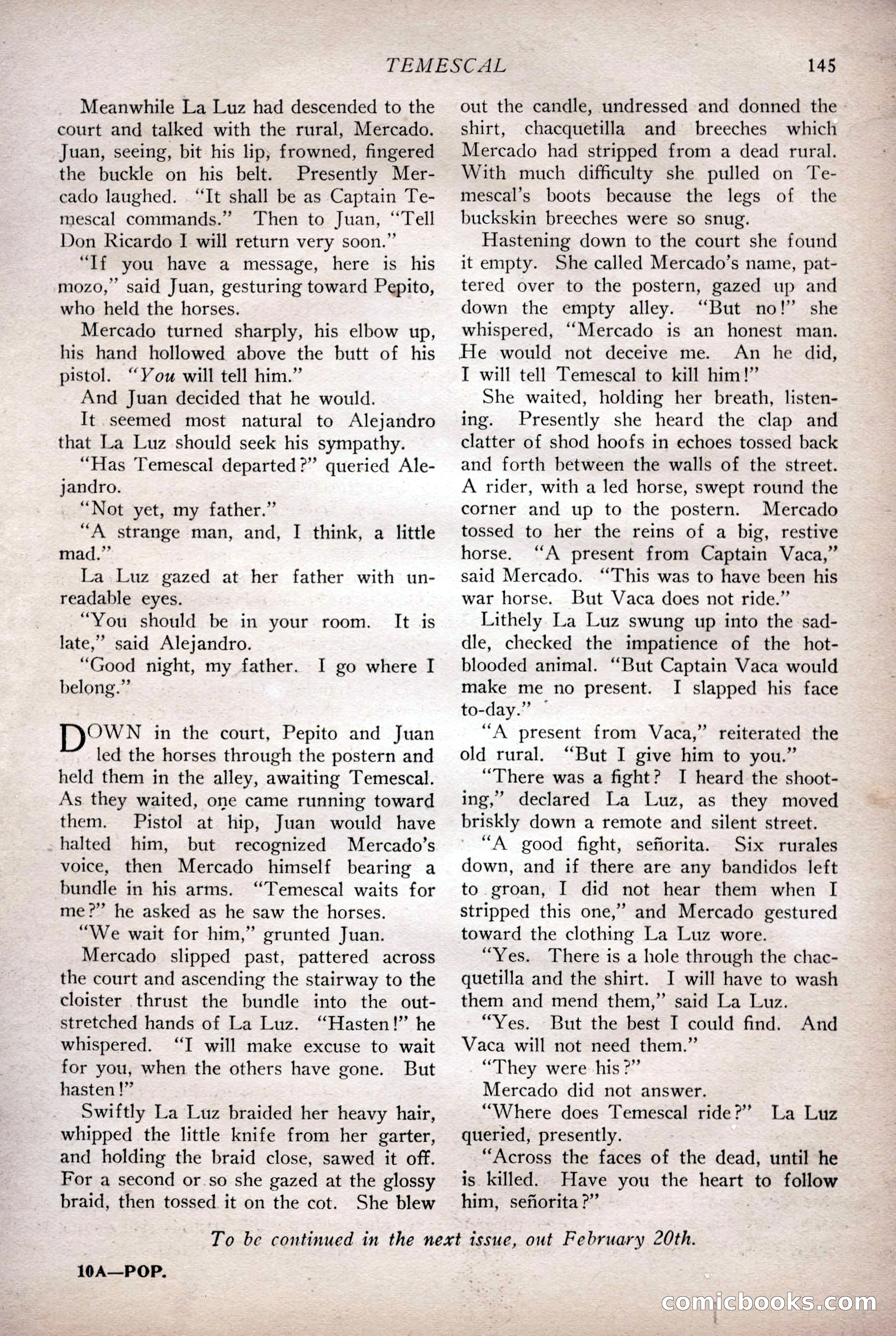 The Popular Magazine, February 7, 1925 — page 163 of 220