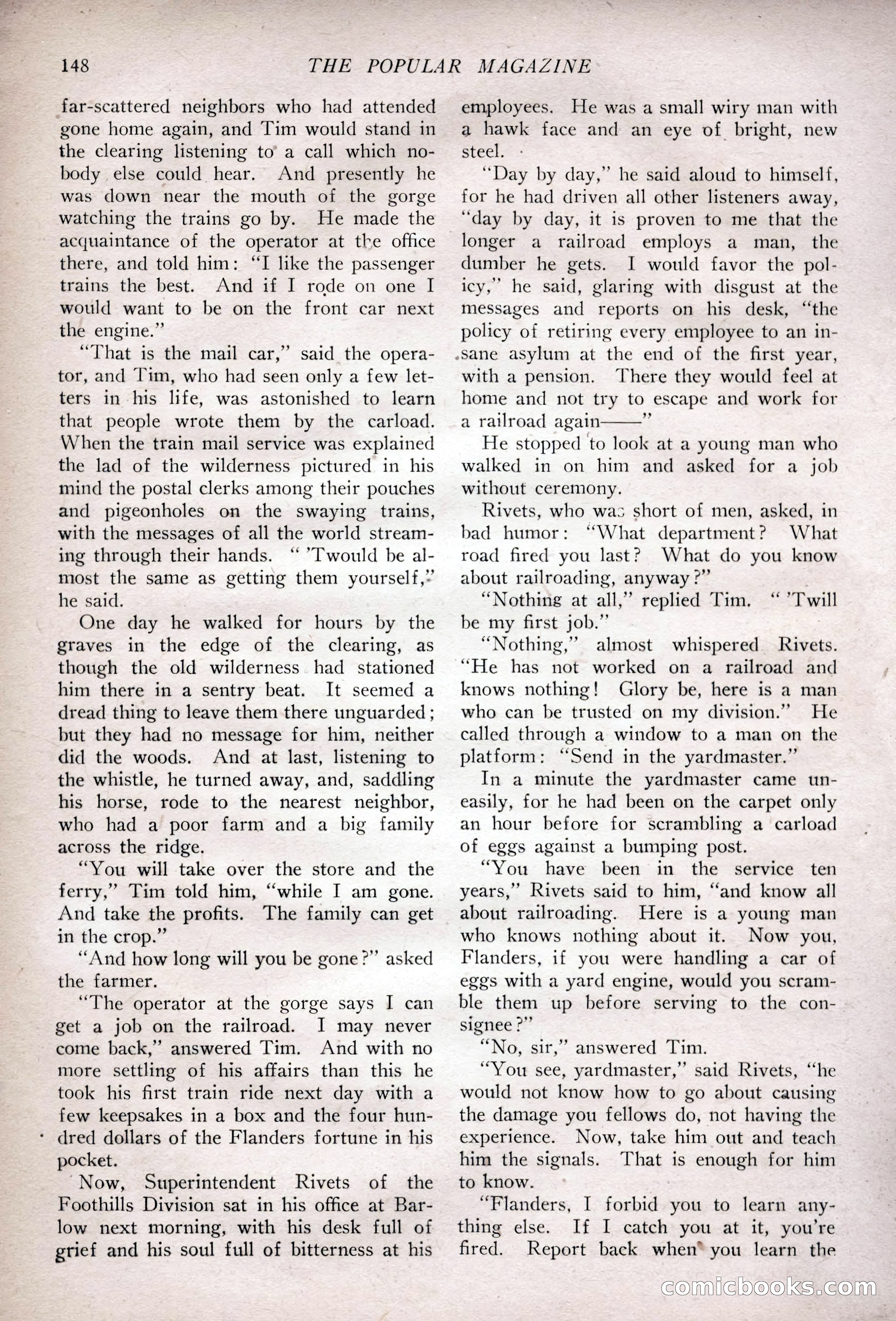 The Popular Magazine, February 7, 1925 — page 166 of 220