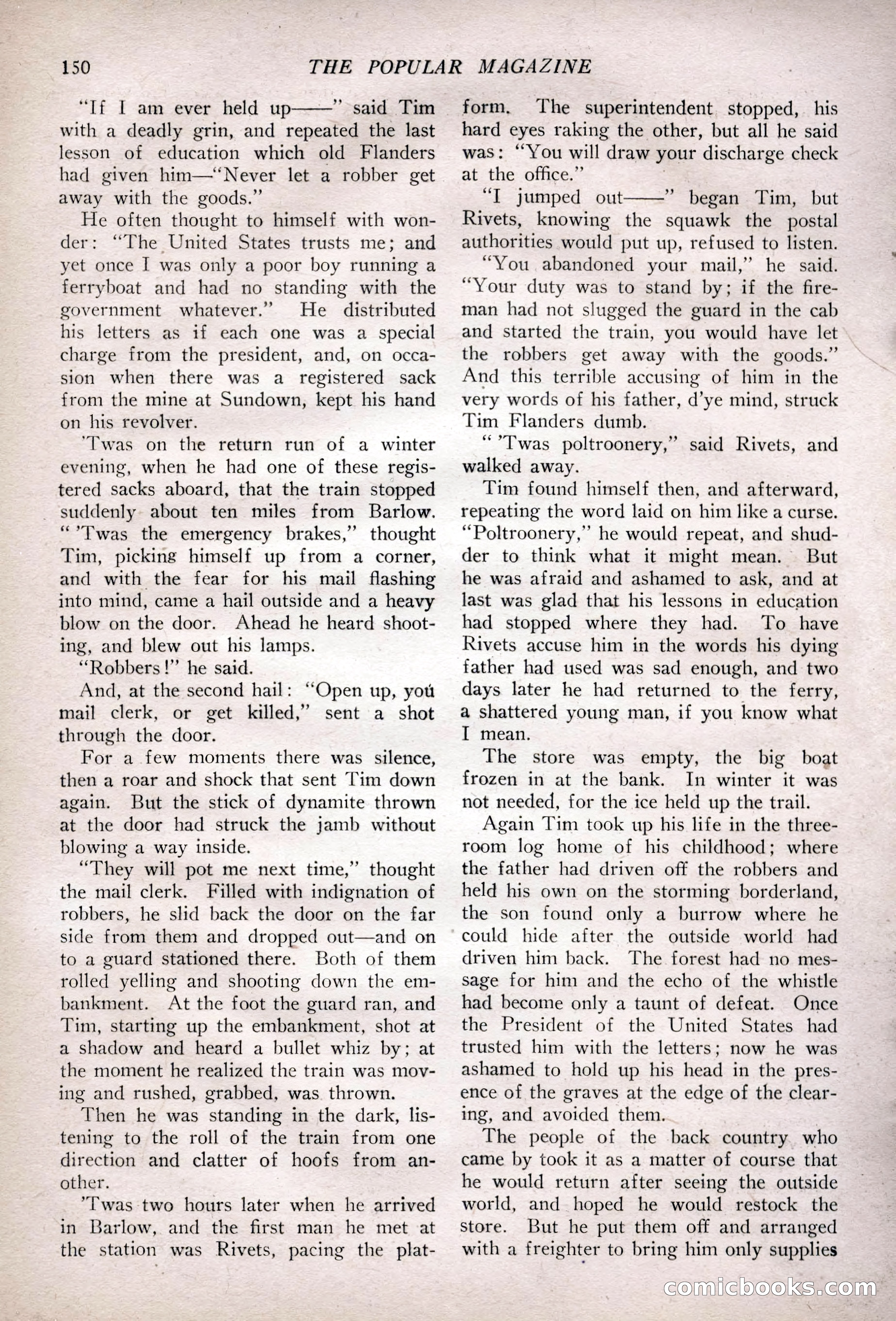 The Popular Magazine, February 7, 1925 — page 168 of 220