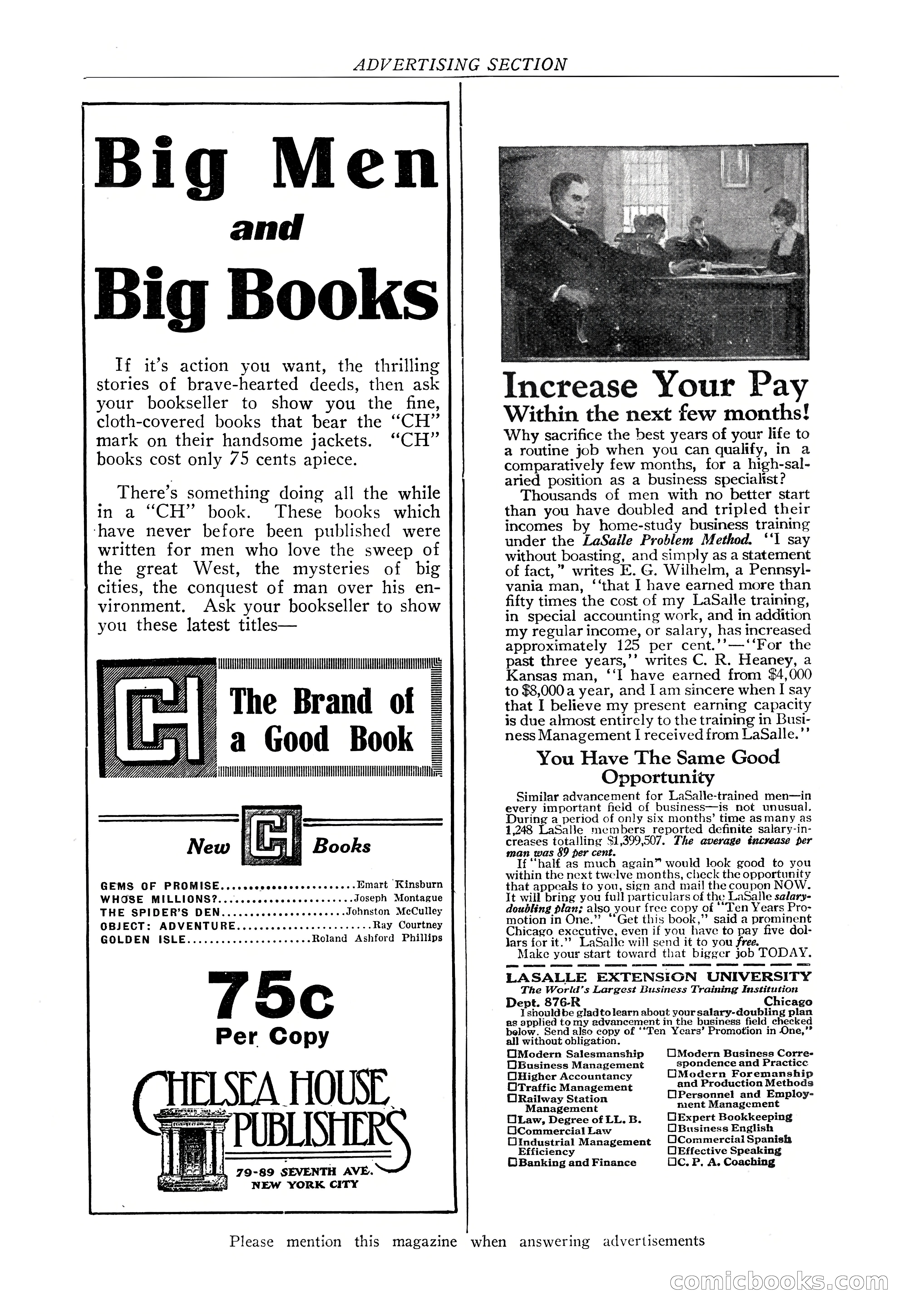 The Popular Magazine, August 7, 1925 — page 15 of 220
