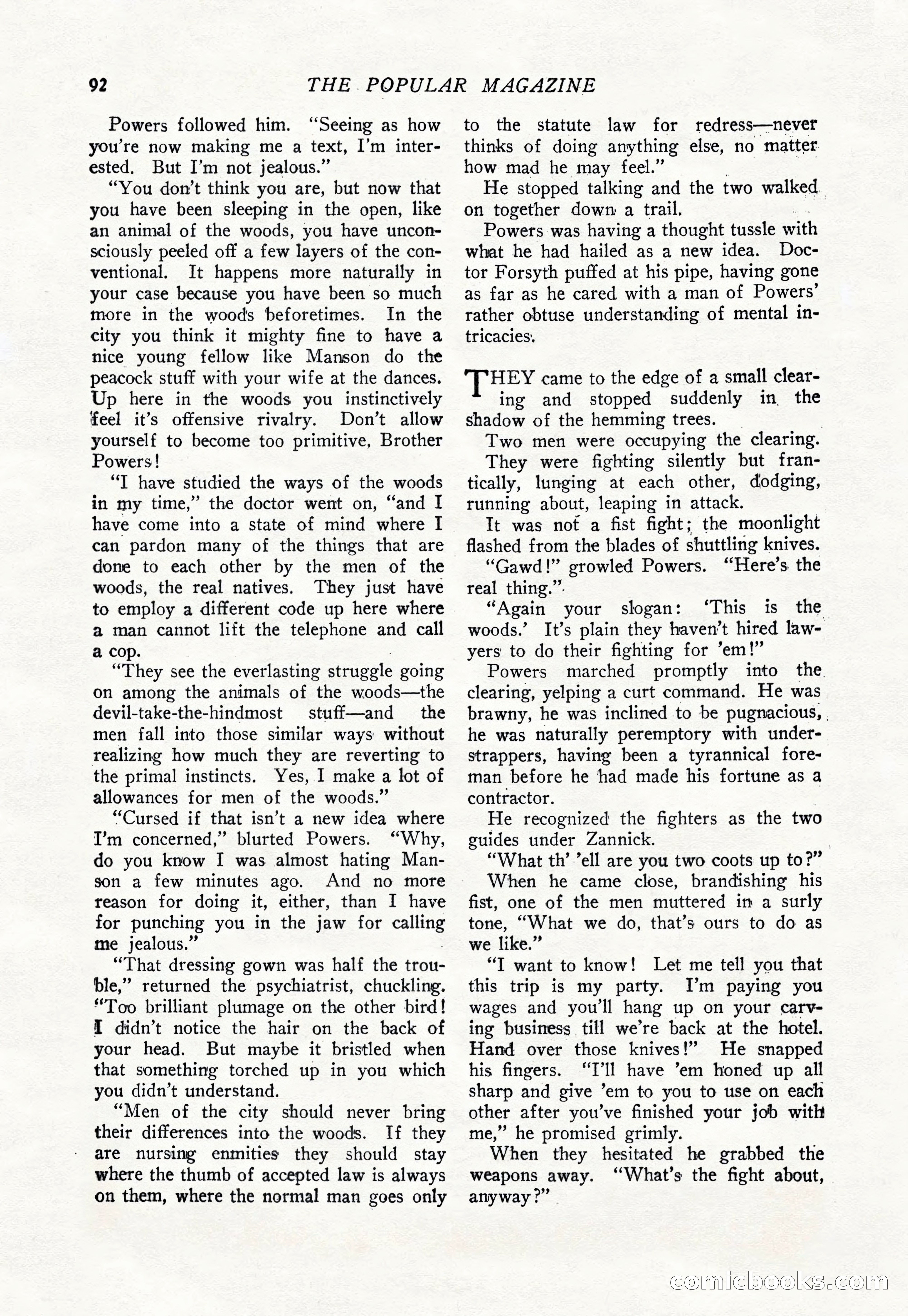 The Popular Magazine, August 7, 1925 — page 110 of 220