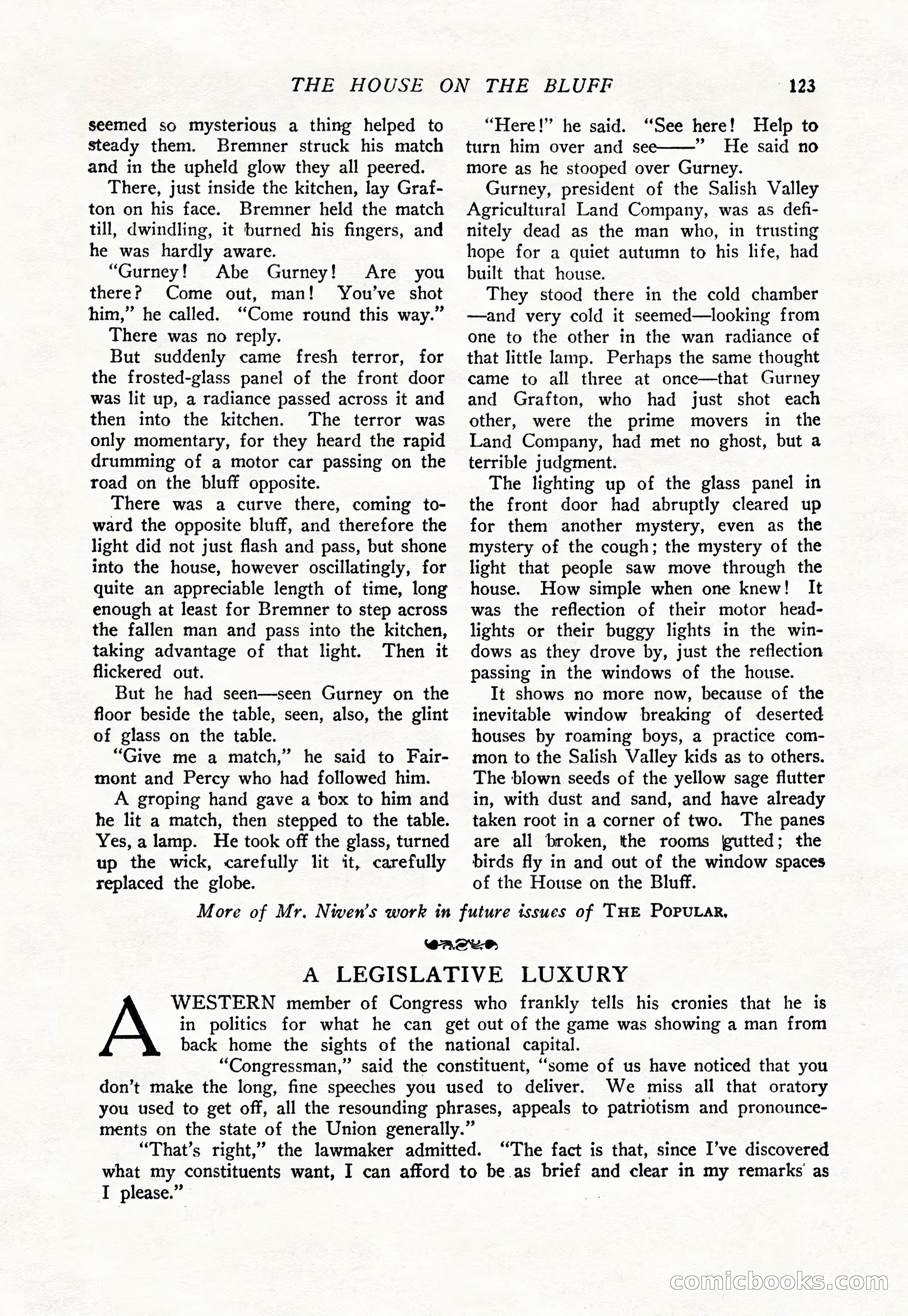 The Popular Magazine, August 7, 1925 — page 141 of 220