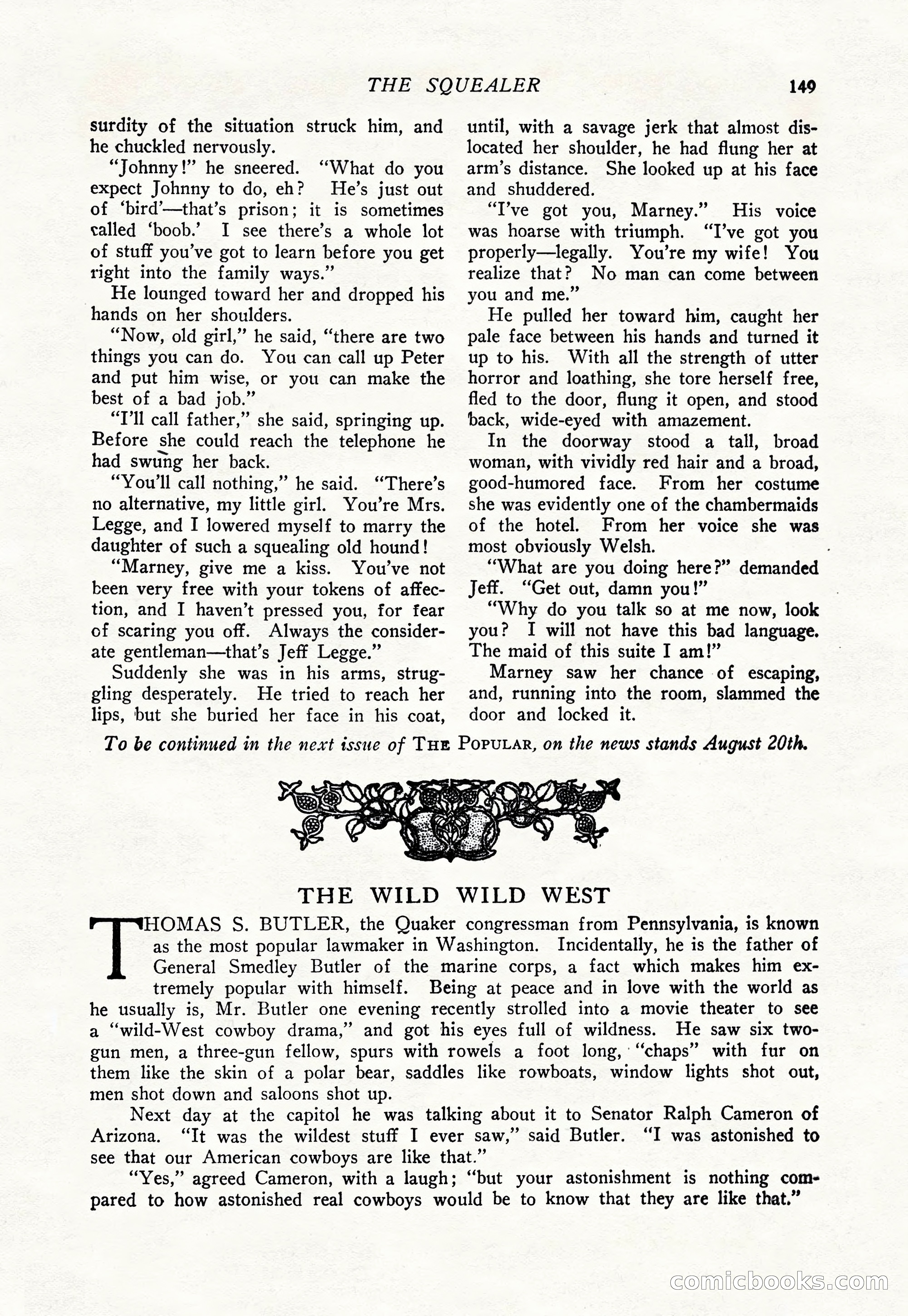 The Popular Magazine, August 7, 1925 — page 167 of 220