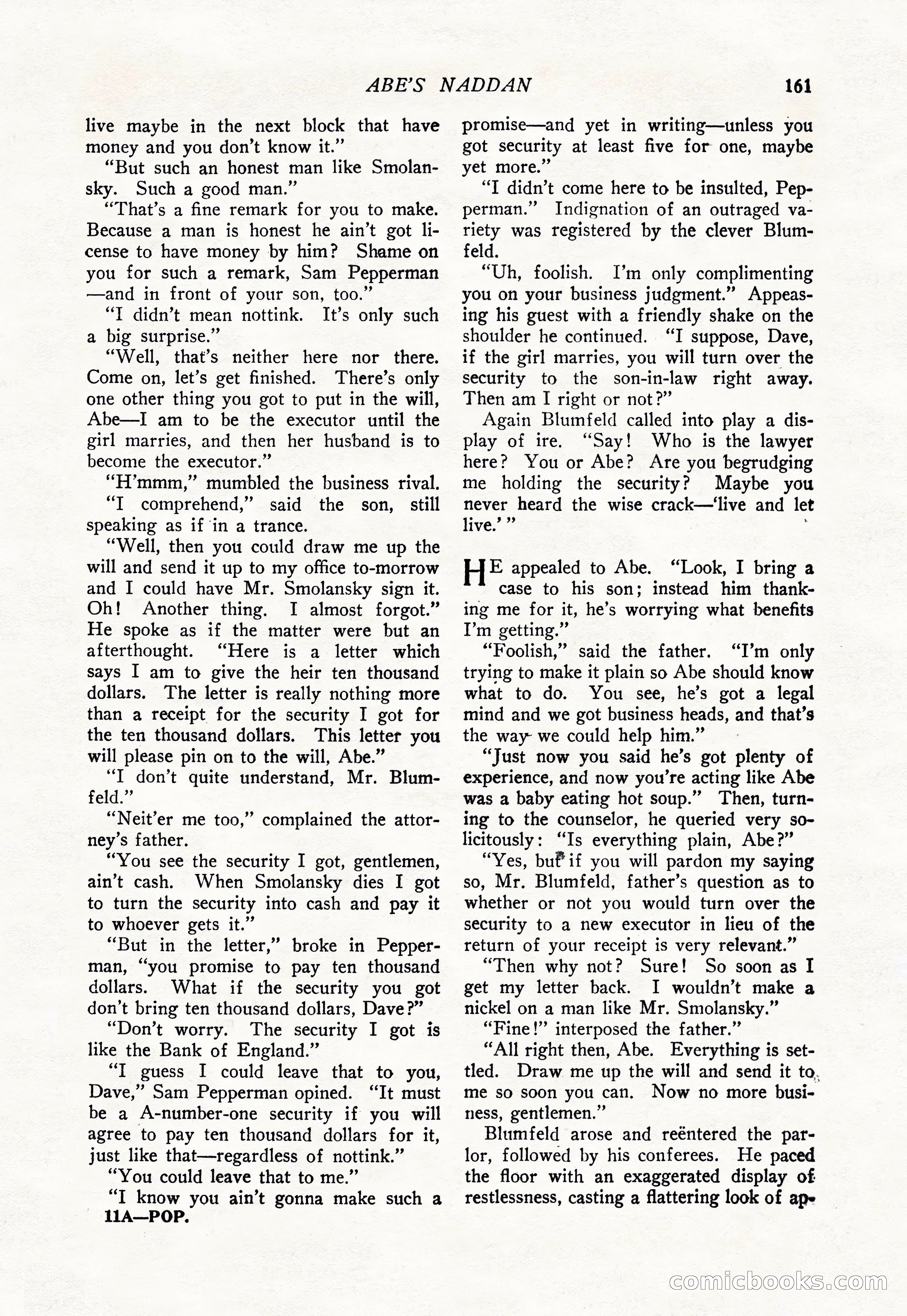 The Popular Magazine, August 7, 1925 — page 179 of 220