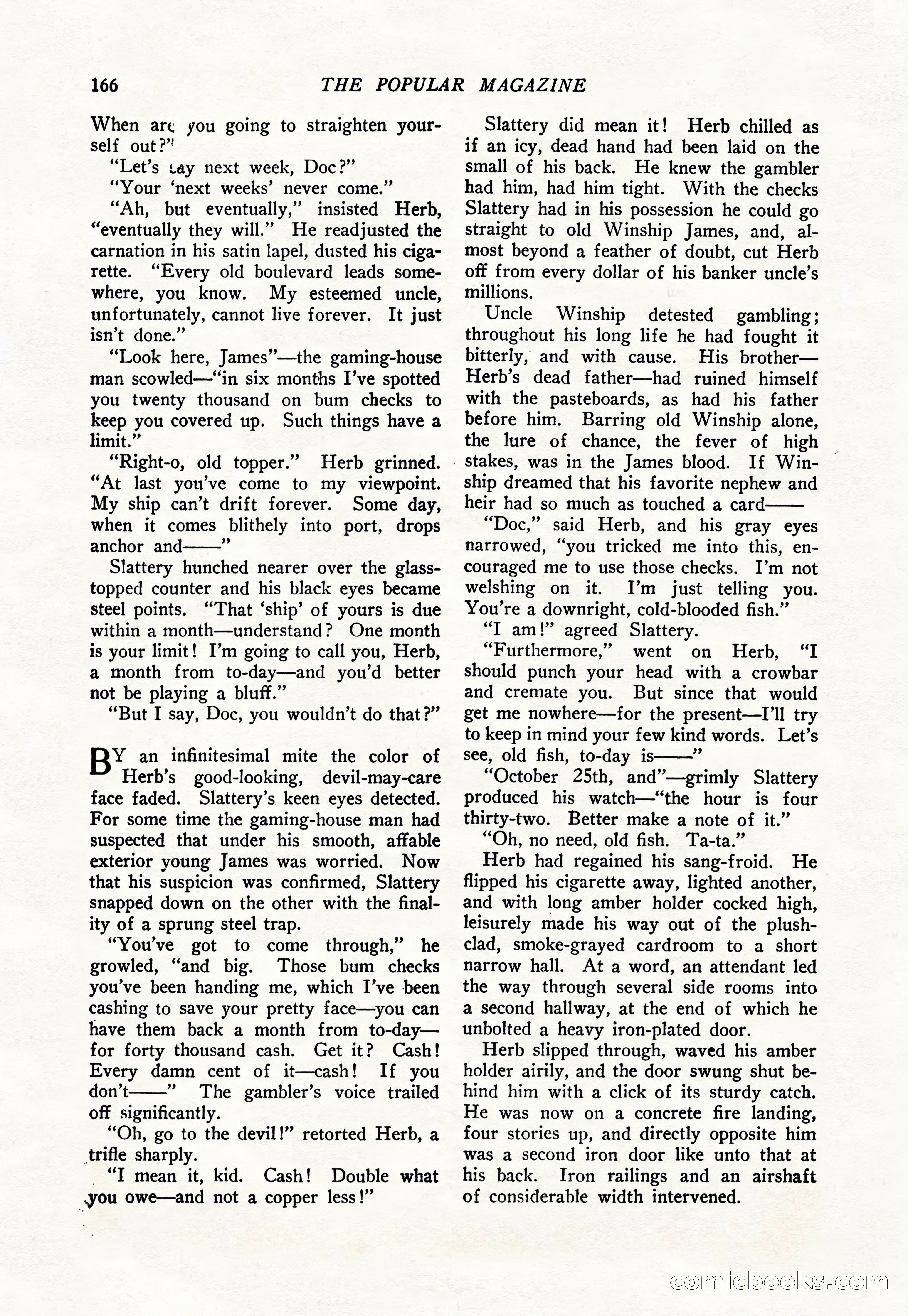 The Popular Magazine, August 7, 1925 — page 184 of 220