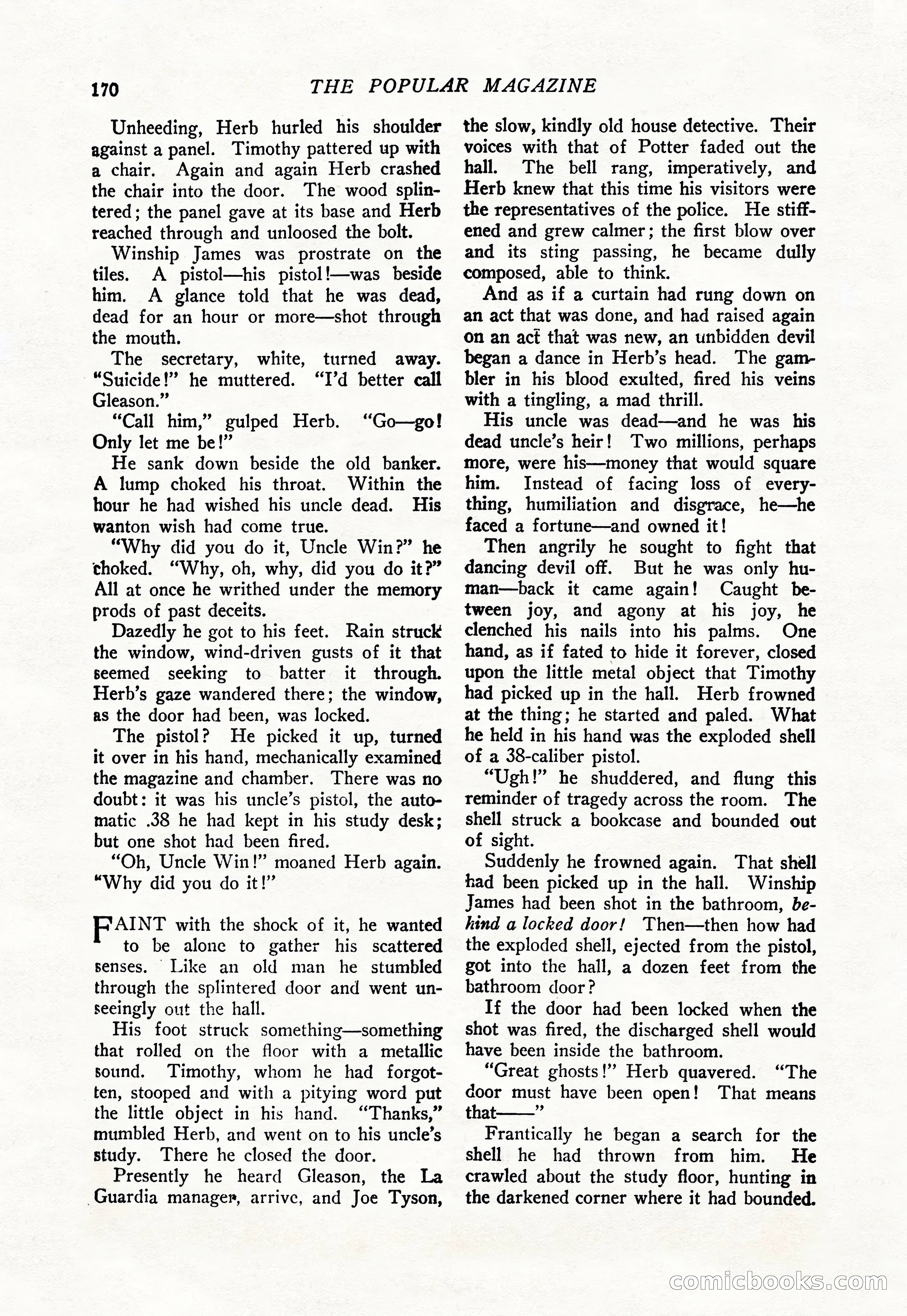 The Popular Magazine, August 7, 1925 — page 188 of 220