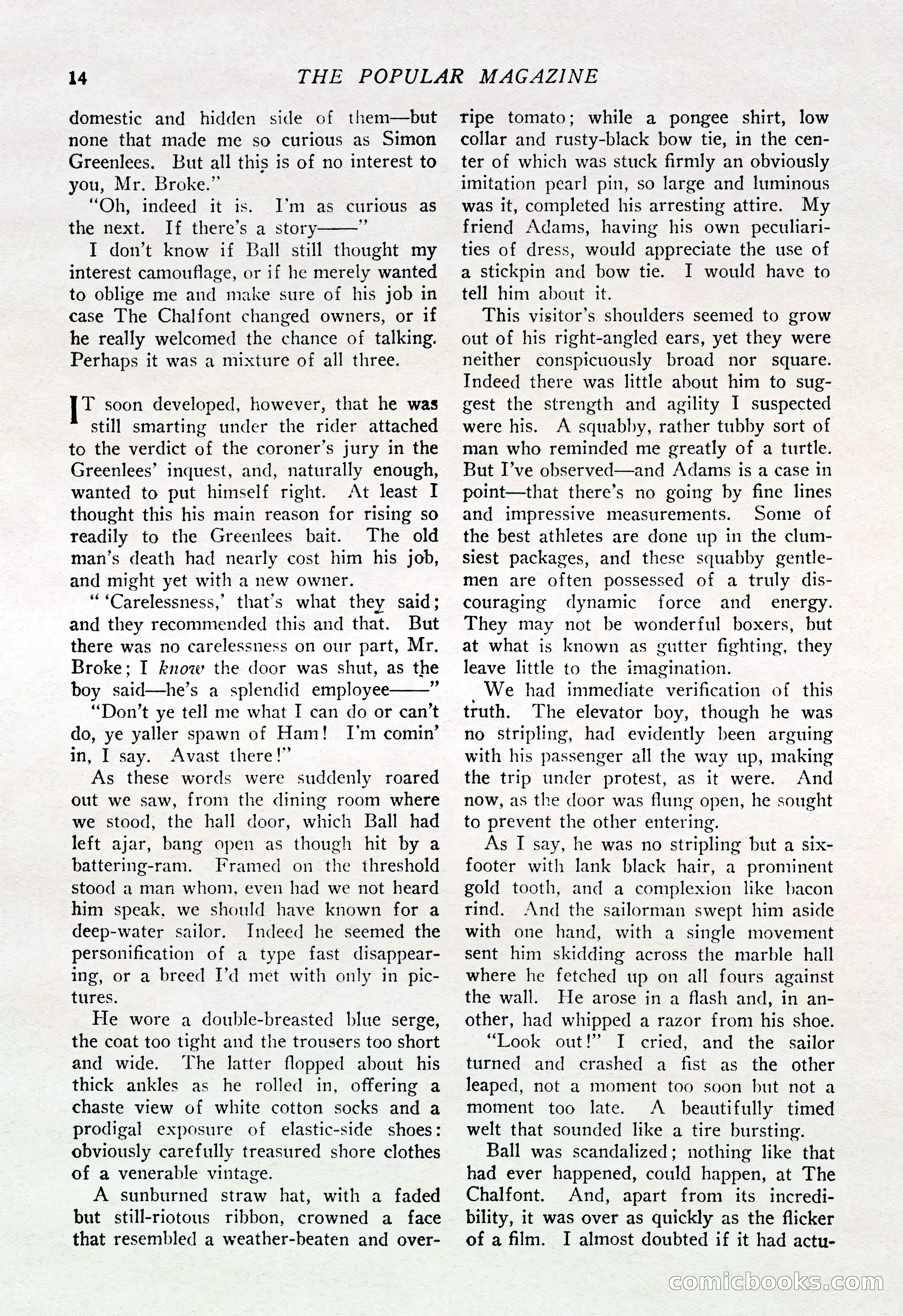 The Popular Magazine, August 20, 1925 — page 16 of 196
