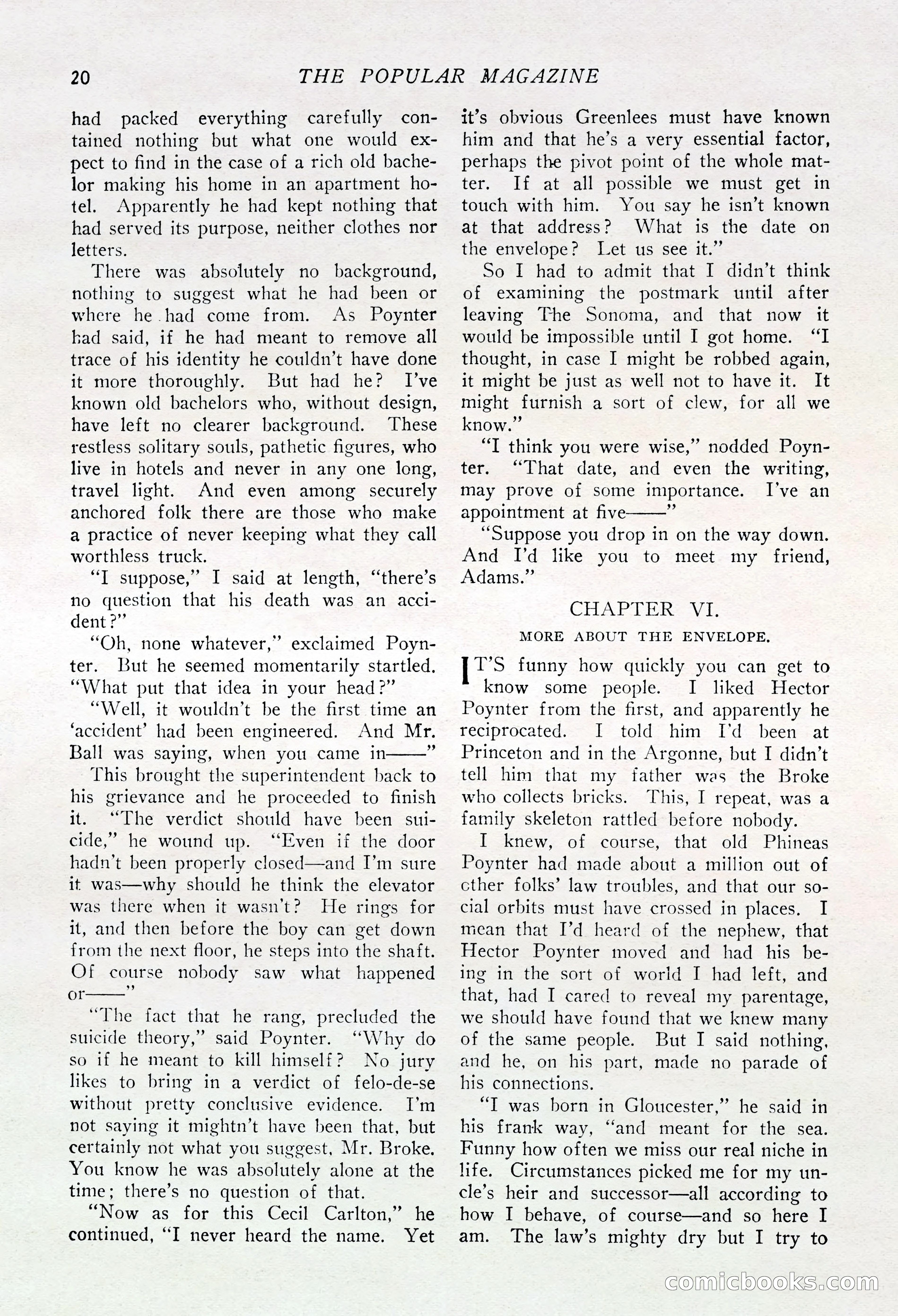 The Popular Magazine, August 20, 1925 — page 22 of 196